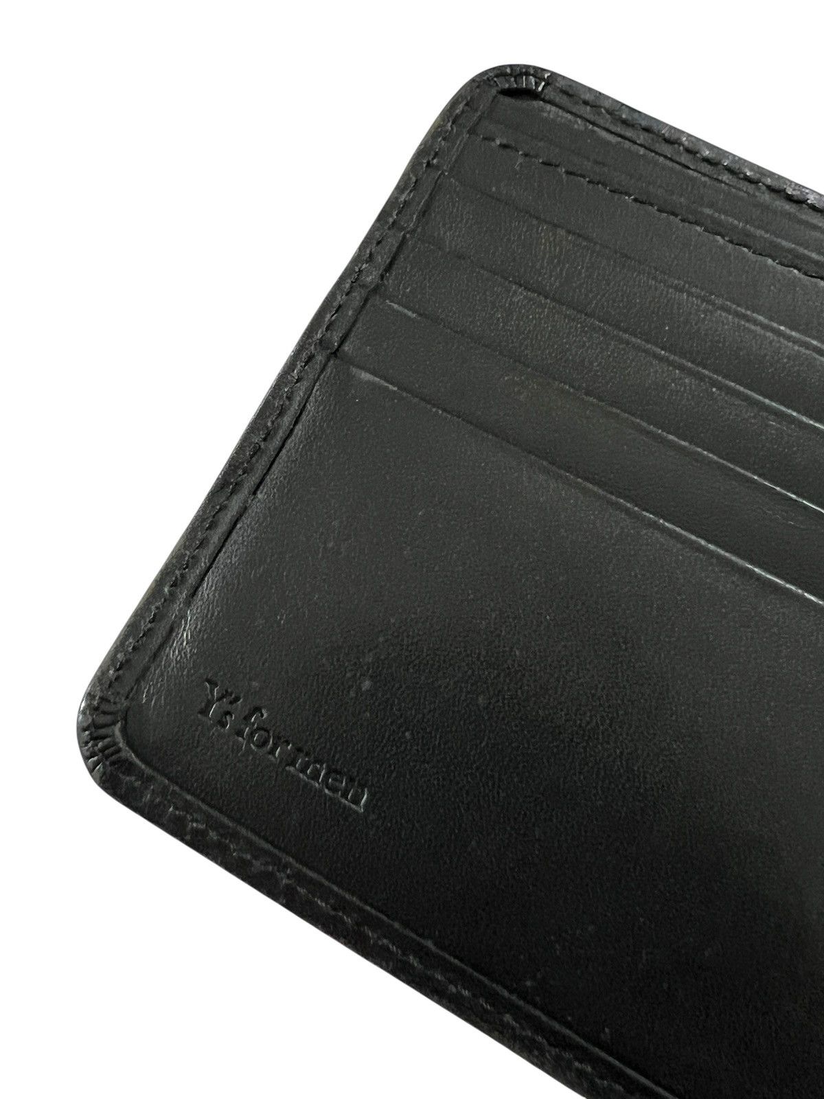 Y's for Men 1990s Y’s For Men Bi-Fold Leather Wallet Size ONE SIZE - 6 Thumbnail