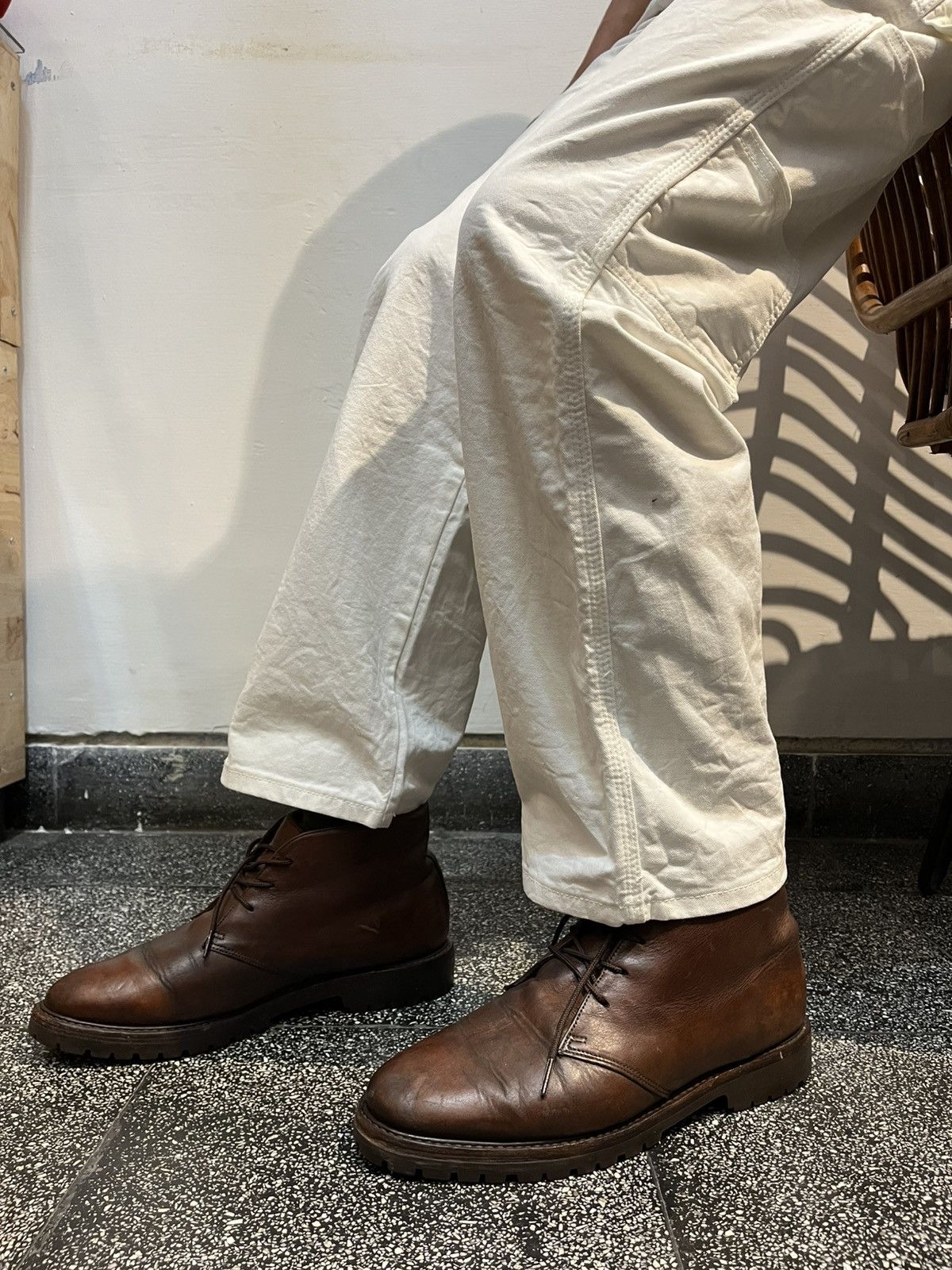 Polo Ralph Lauren Ralph Lauren RRL Army Bex Sole Boots Leather Chuka Brown Size US 8.5 / EU 41-42 - 2 Thumbnail