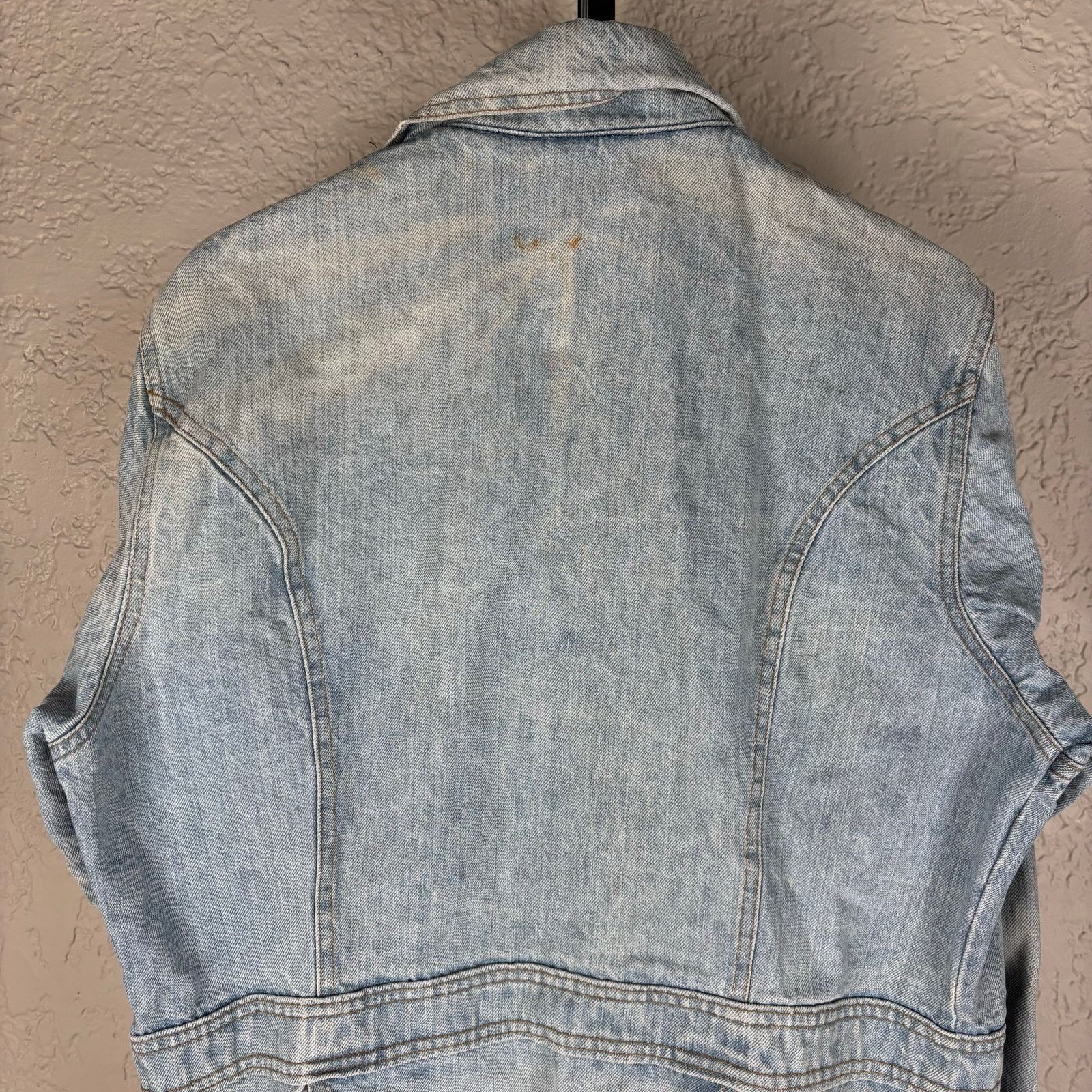Levi's Levis 1970s Orange Tab Denim Split Tail 70671 Wmn Lrg Jacket Size L / US 10 / IT 46 - 9 Thumbnail