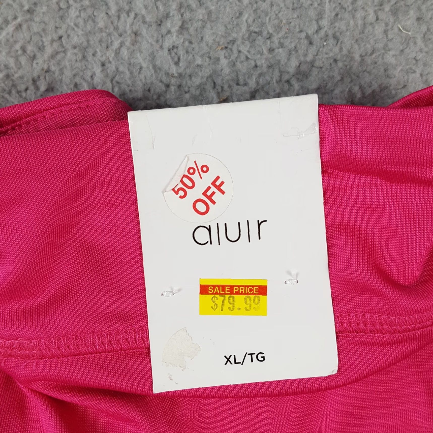 Vintage Hot Pink Women's Size XL Athletic Mini Skirt Stretch Tennis Skort Golf Workout Size 40" / US 18 - 6 Thumbnail