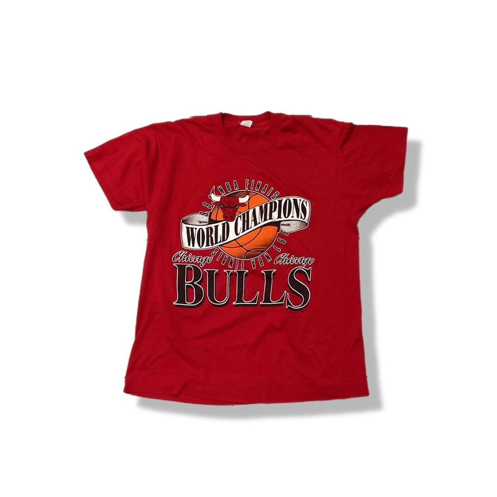 NBA 1991 Vintage Chicago bulls NBA world champions t-shirt Size US L / EU 52-54 / 3 - 1 Thumbnail