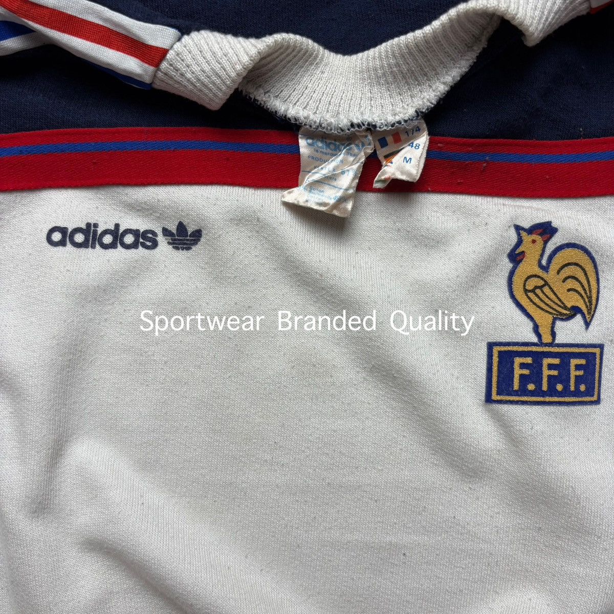 Adidas Rare Sweatshirt France x Adidas Vintage 80s Size US M / EU 48-50 / 2 - 4 Thumbnail