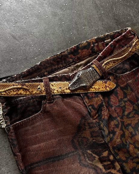 Other Kohshin Satoh 80s Handcrafted Snakeskin Belt Size ONE SIZE - 6 Thumbnail