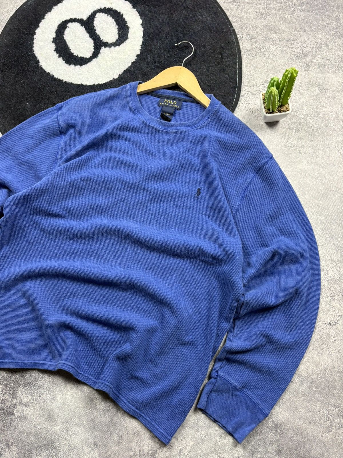 Polo Ralph Lauren POLO RALPH LAUREN Hype Blue Cotton Sweatshirt Streetwear Size US XL / EU 56 / 4 - 2 Thumbnail