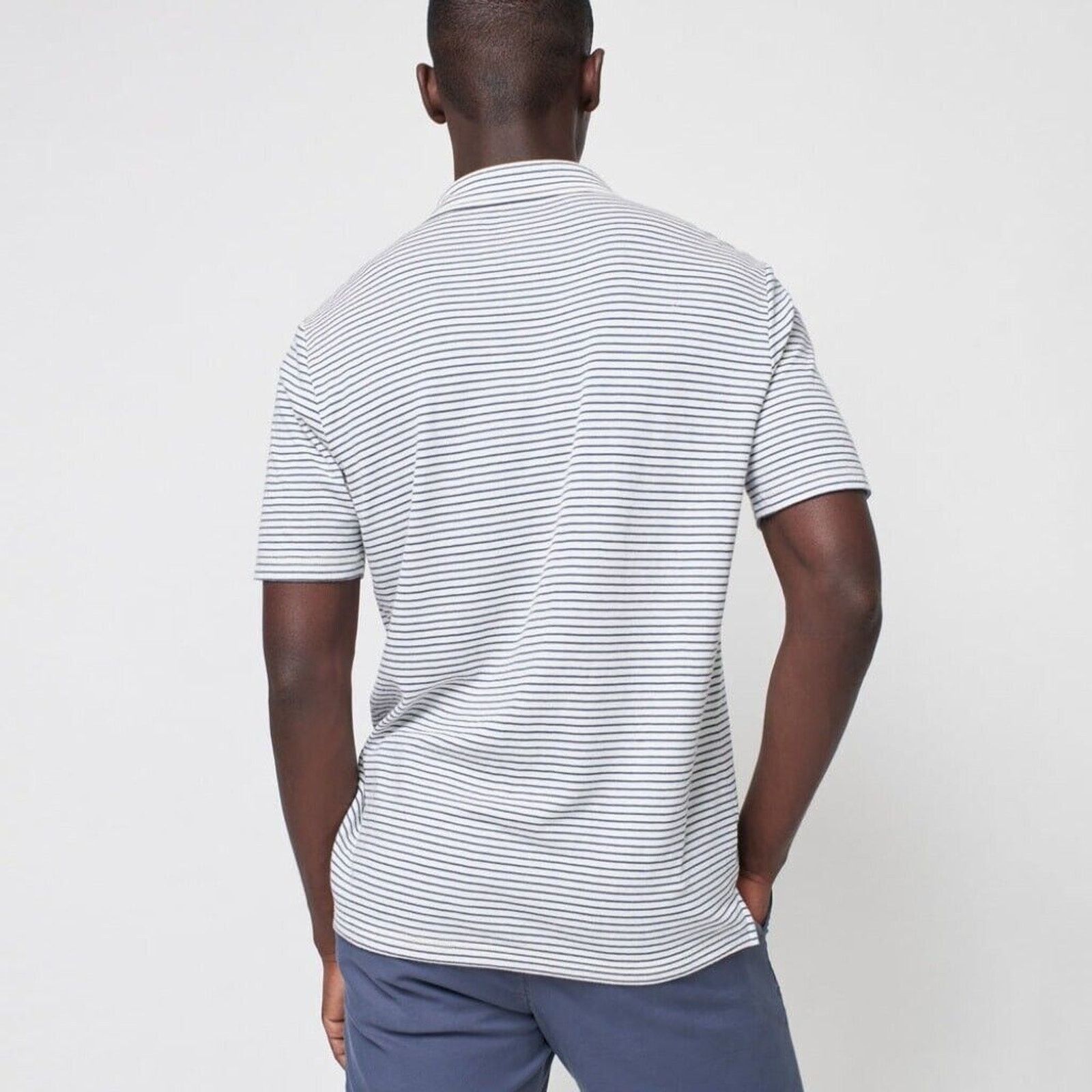 Faherty Faherty Cloud Cotton Short Sleeve Collared polo Striped Size US XL / EU 56 / 4 - 2 Thumbnail