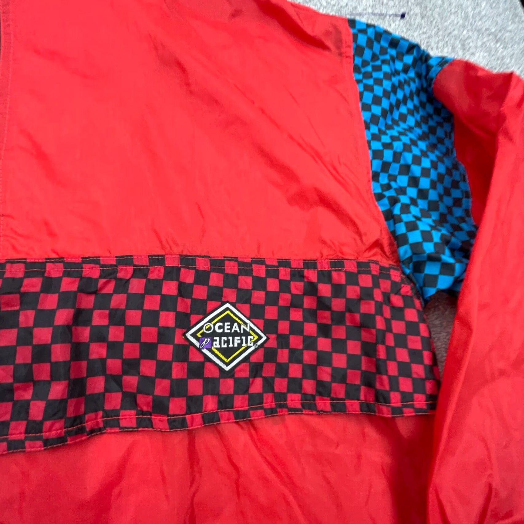 Ocean Pacific VINTAGE Ocean Pacific Jacket Men M Red Windbreaker Anorak Zip Up 80s 90s Logo Size US M / EU 48-50 / 2 - 3 Thumbnail