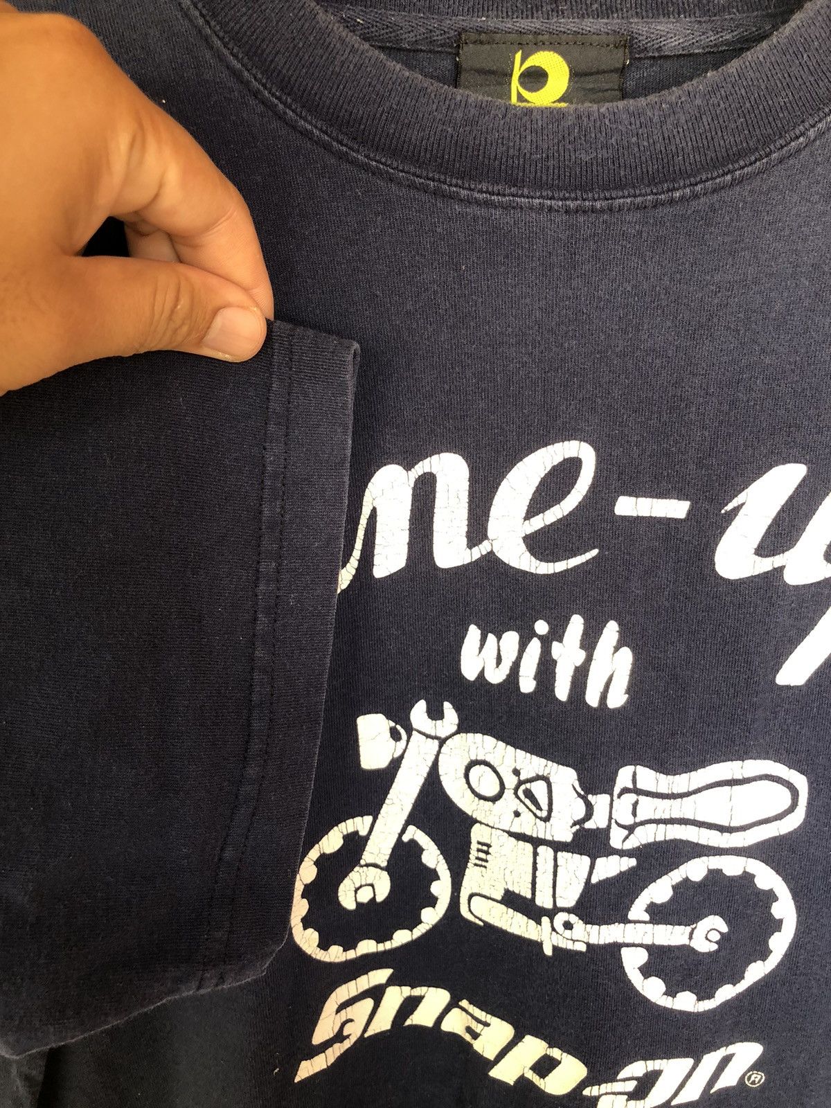 Champion Vintage Tune Up with Snap On Champion Shirt Tee Size US L / EU 52-54 / 3 - 4 Thumbnail