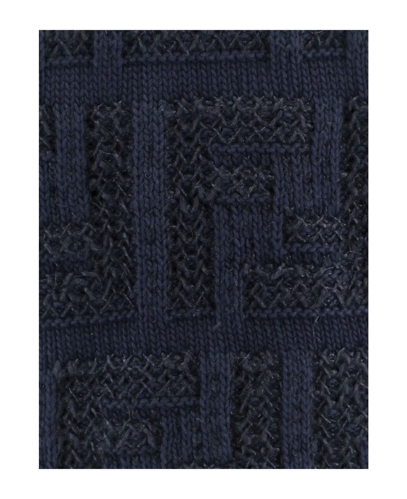 Fendi o1s1wg110226 Pullover in Midnight Blue Size US L / EU 52-54 / 3 - 3 Thumbnail