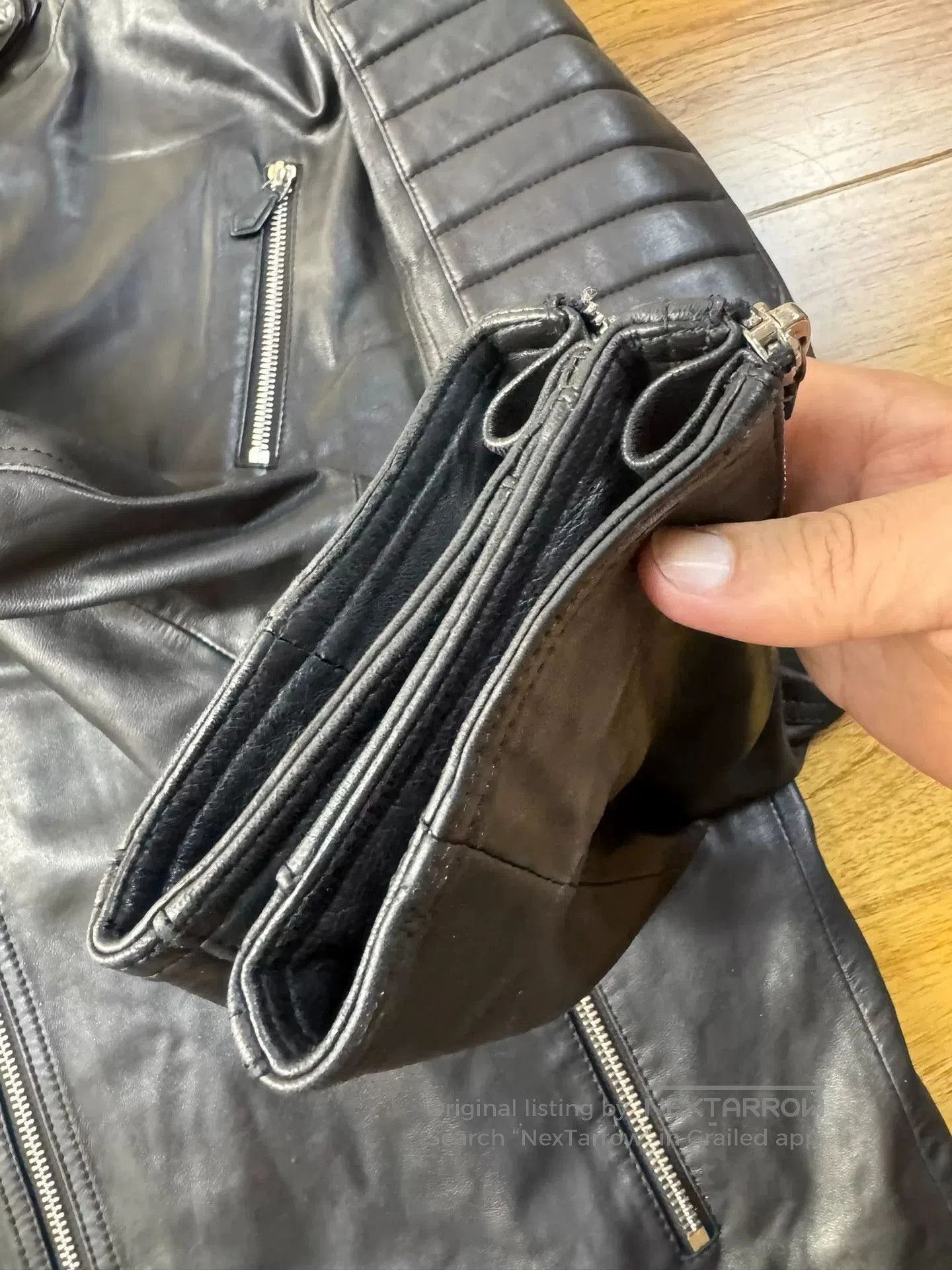 Other Ferrante Leather Motorcycle Jacket for Men. Size US M / EU 48-50 / 2 - 8 Thumbnail