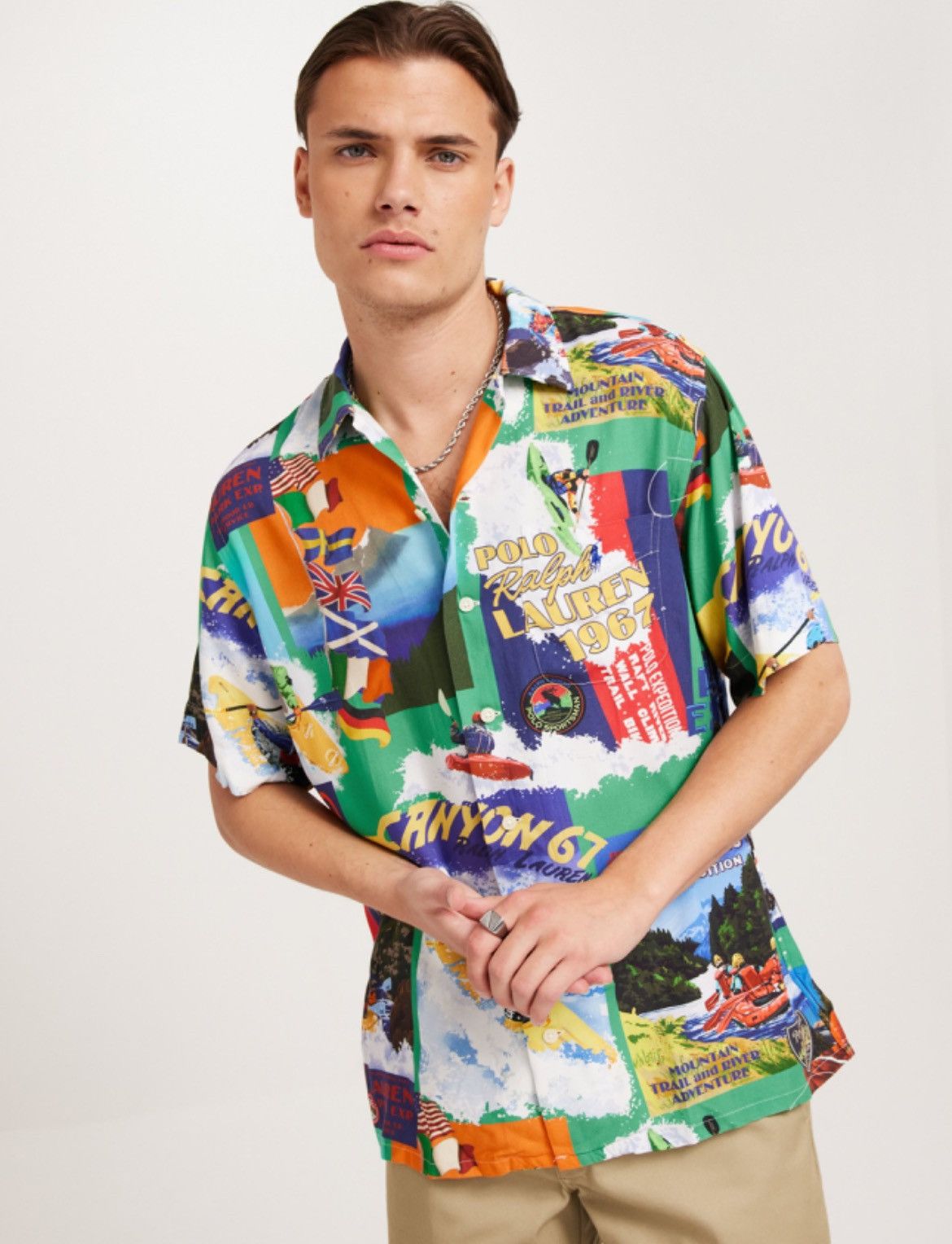 Polo Ralph Lauren Polo Ralph Lauren Classic Fit Colorado Kajak Shirt Size US XL / EU 56 / 4 - 2 Thumbnail