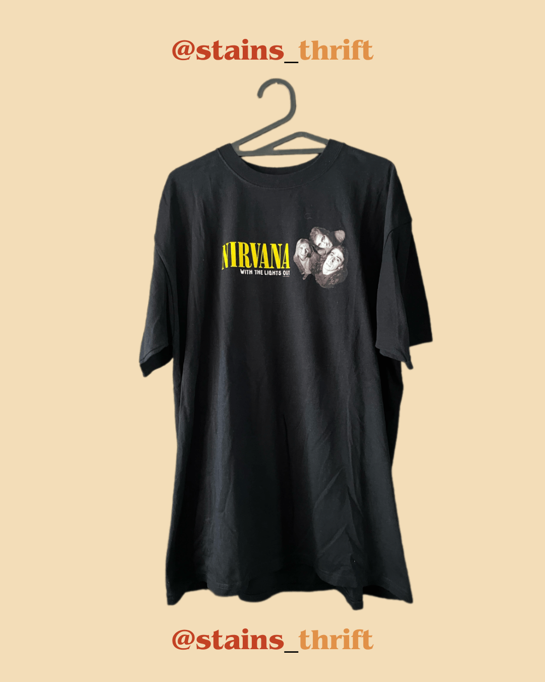 Band Tees × Nirvana × Vintage Nirvana tee 