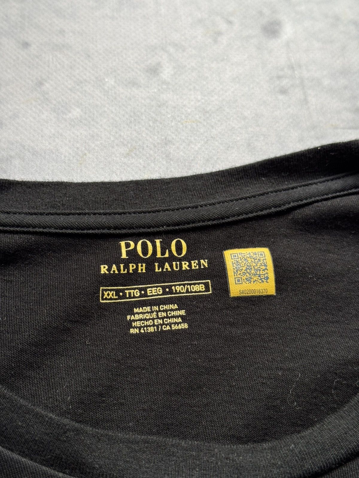 Polo Ralph Lauren × Vintage Polo Ralph Laurent long sleeve black Size US XXL / EU 58 / 5 - 4 Thumbnail