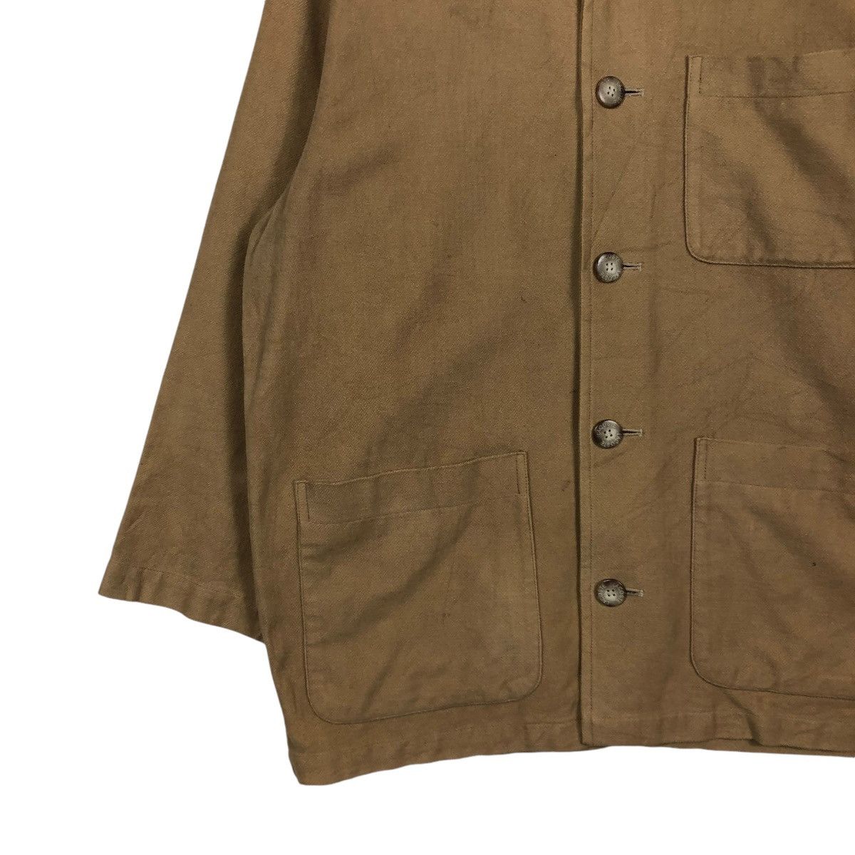 Japanese Brand 🔥VINTAGE CHORE WORKER JACKET LACOSTE DUCK CANVAS Size US M / EU 48-50 / 2 - 6 Thumbnail