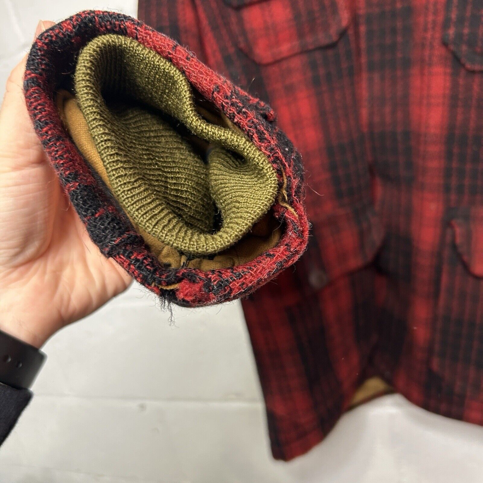 Woolrich Woolen Mills Vintage Woolrich 503 Mens Wool Mackinaw Plaid Jacket 2024 Size US L / EU 52-54 / 3 - 8 Thumbnail