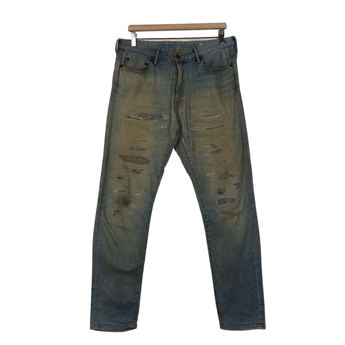 Japanese Brand 🔥VINTAGE DENIM JEANS BEVERLY JAPAN ISSEY MIYAKE Size US 34 / EU 50 - 1 Thumbnail