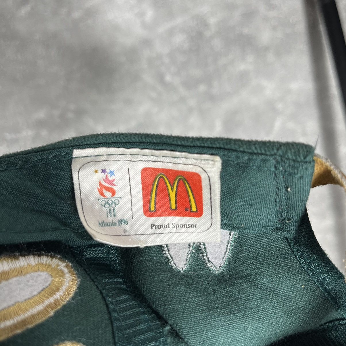 USA Olympics Vintage Atlanta 1996 Olympics Games Green Cap McDonalds Y2K Size ONE SIZE - 10 Thumbnail