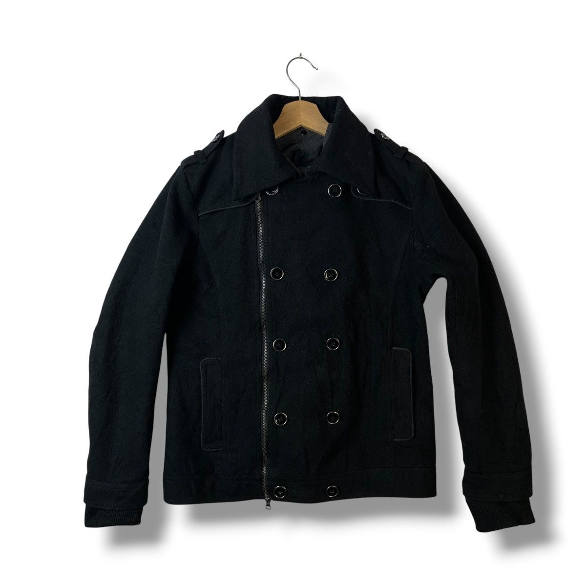 If Six Was Nine 🇯🇵 IN THE ATTIC DOUBLE LAYER PUNK GOTHIC WOOL JACKET Size US L / EU 52-54 / 3 - 2 Thumbnail