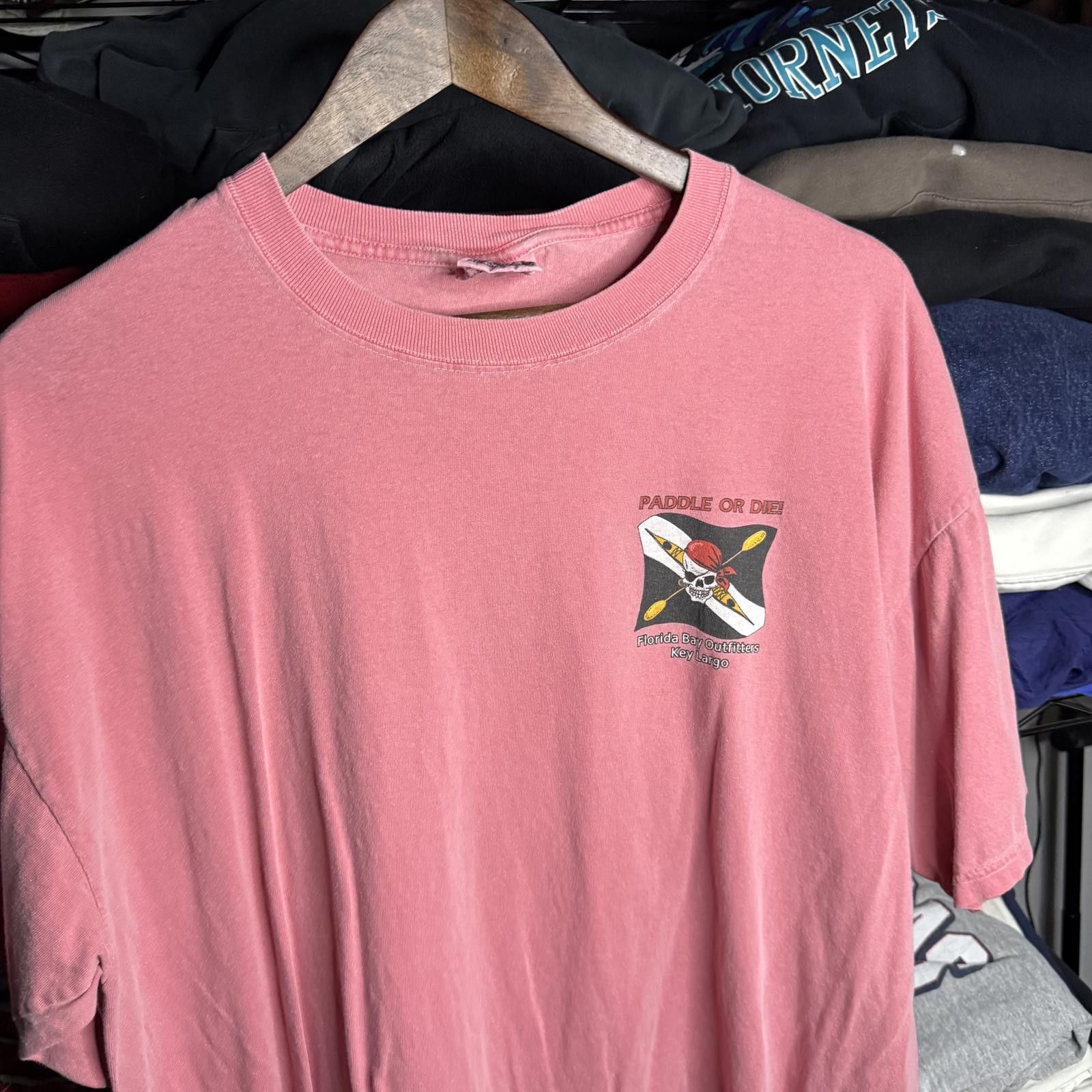 Designer Vintage 'Paddle or Die' T-Shirt Size US XL / EU 56 / 4 - 2 Thumbnail