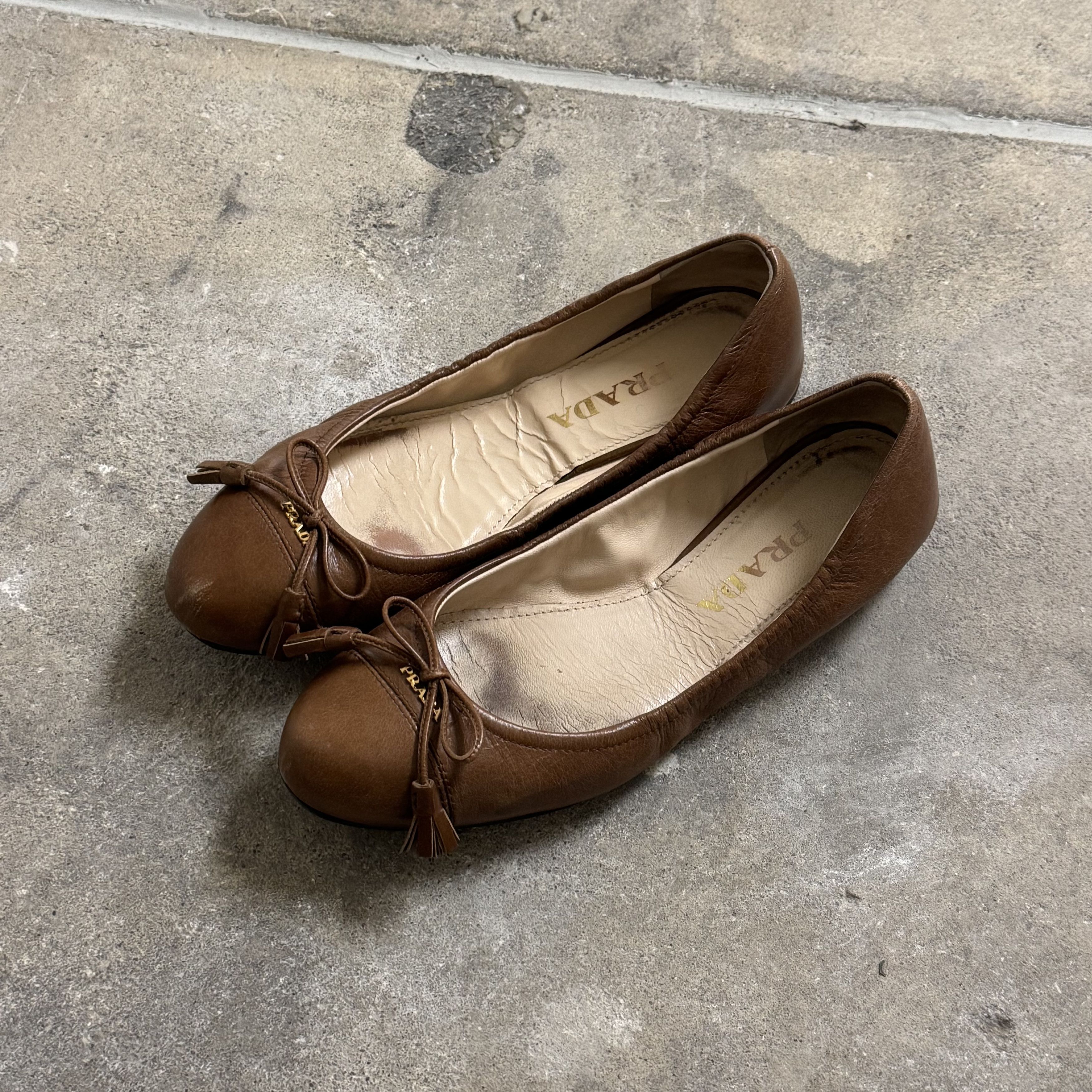 Prada Prada Ballet Shoes Size US 7.5 / IT 37.5 - 1 Thumbnail