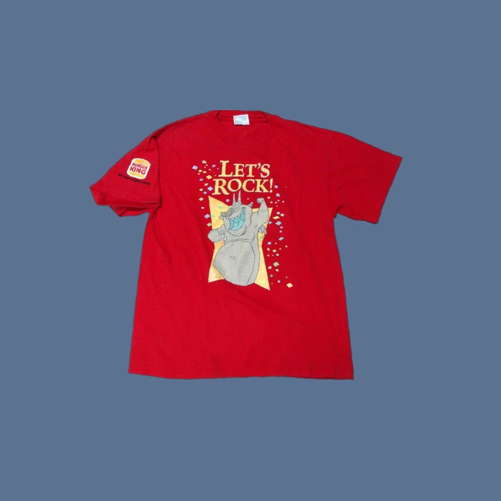 Disney VINTAGE Disney The Hunchback Notre Dame Shirt Burger King Movie Cartoon TV Mens M Red Cotton Logo Short Sleeve Crew Neck Size US M / EU 48-50 / 2 - 1 Thumbnail