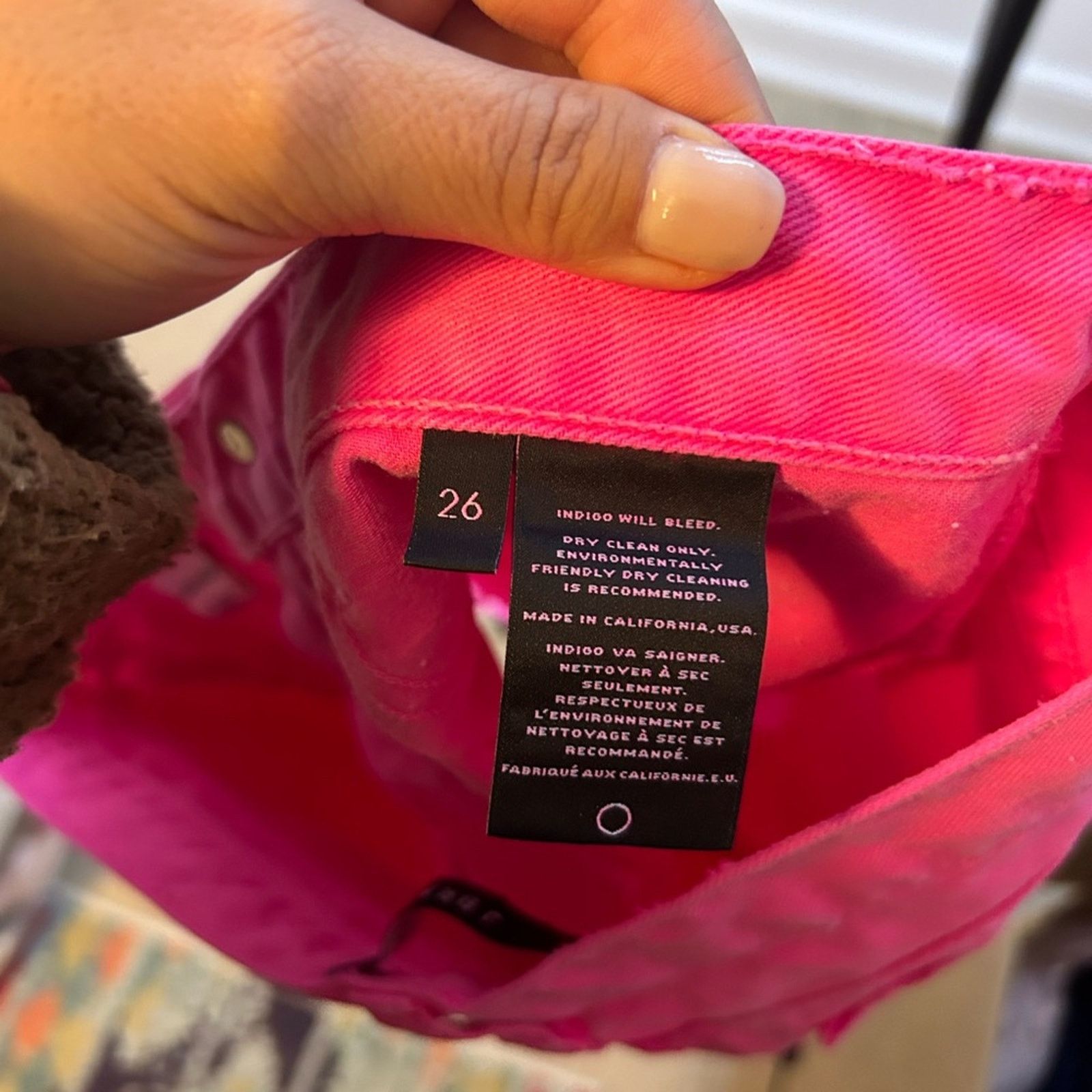 J Brand J Brand Hot Pink Cut Off Denim Shorts Size 26" / US 2 / IT 38 - 4 Thumbnail