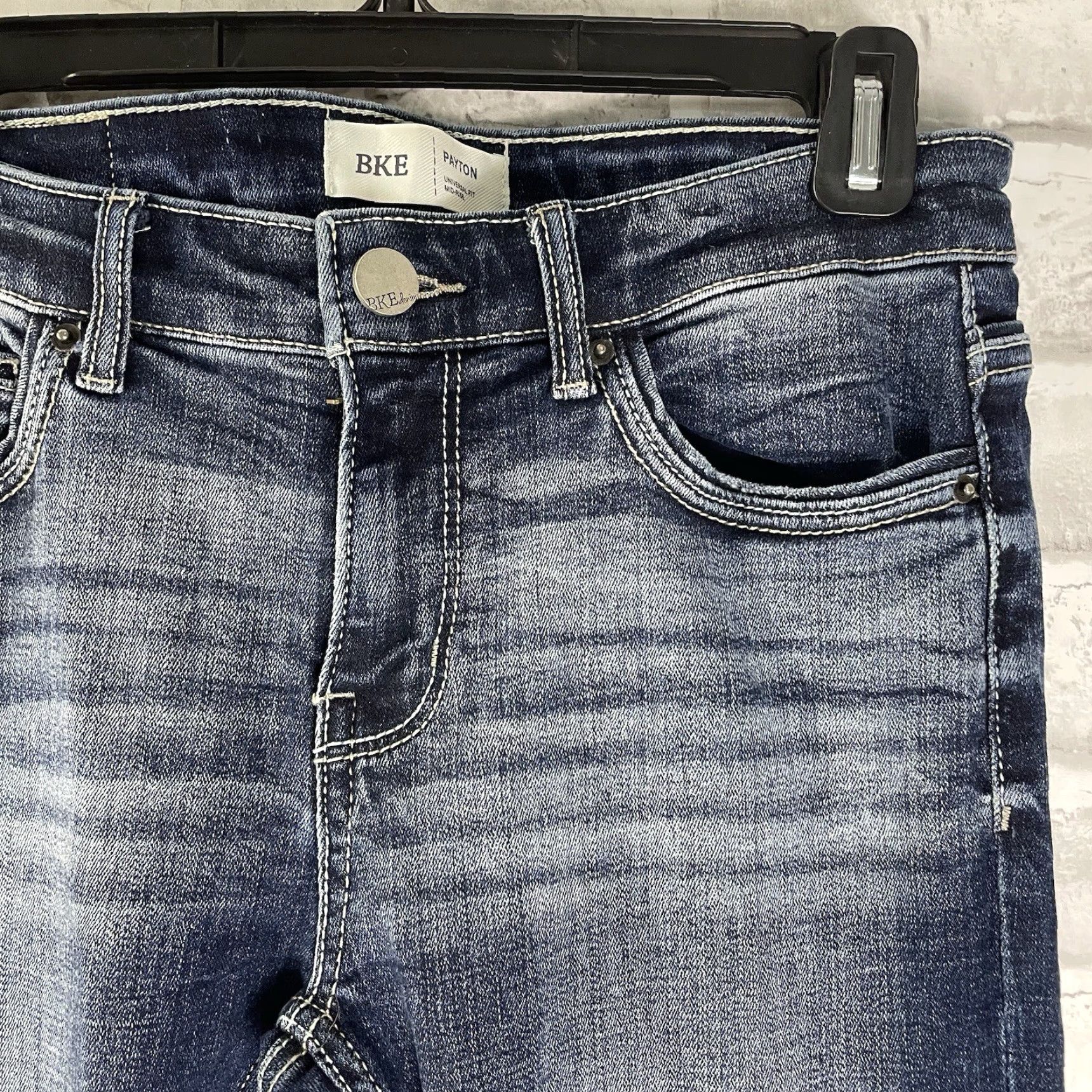 Vintage BKE Payton Jeans Womens Size 26x24 Denim Blue Cotton Blend Size 26" / US 2 / IT 38 - 3 Thumbnail