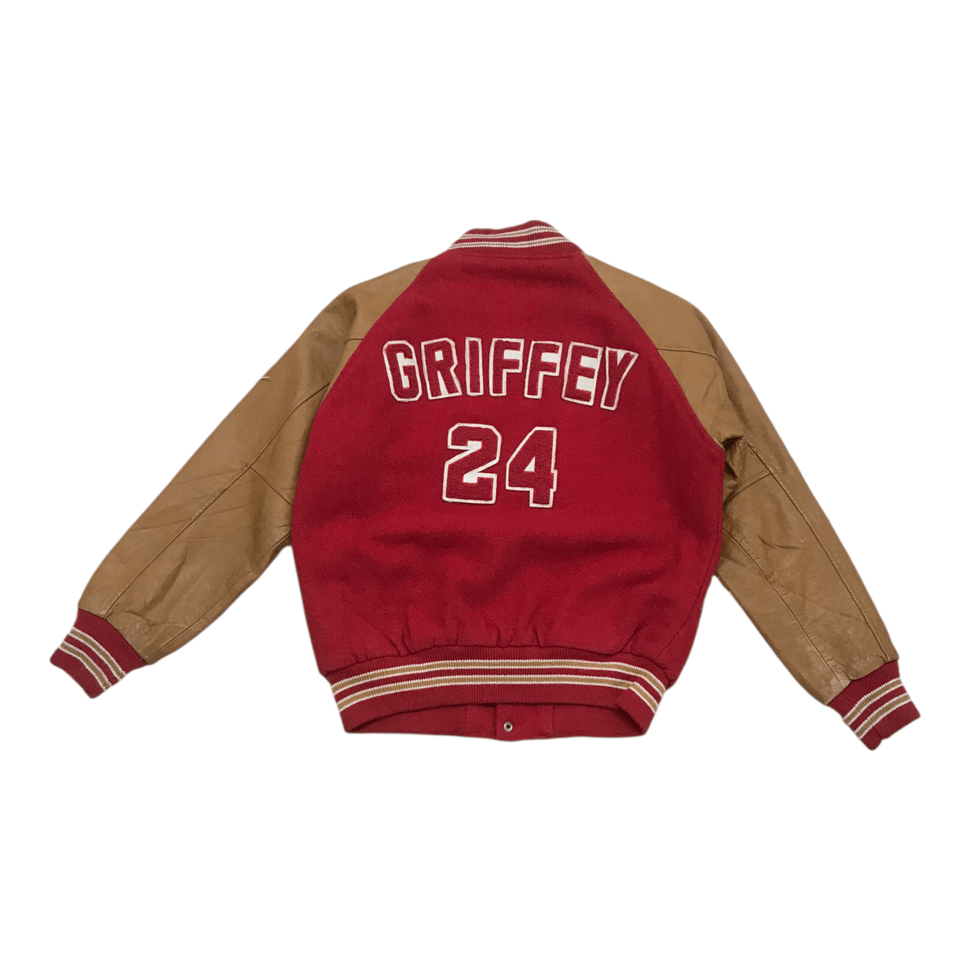 Vintage Vintage U.S 740N Stadium Leather Sleeve Varsity Jacket Size US M / EU 48-50 / 2 - 2 Thumbnail