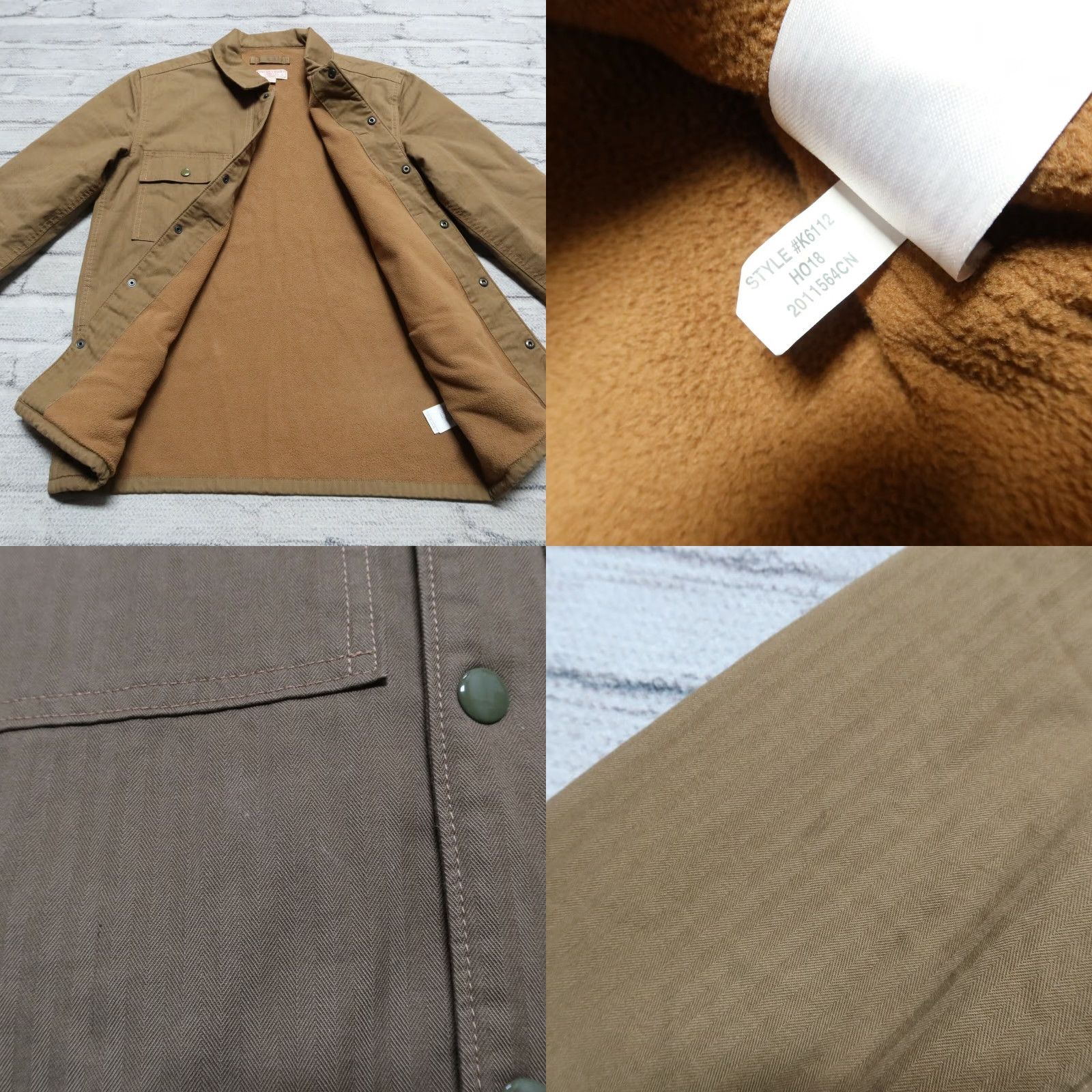 Wallace & Barnes J.Crew Wallace & Barnes Military Jacket Size Small Olive Drab Mens Size US S / EU 44-46 / 1 - 8 Thumbnail