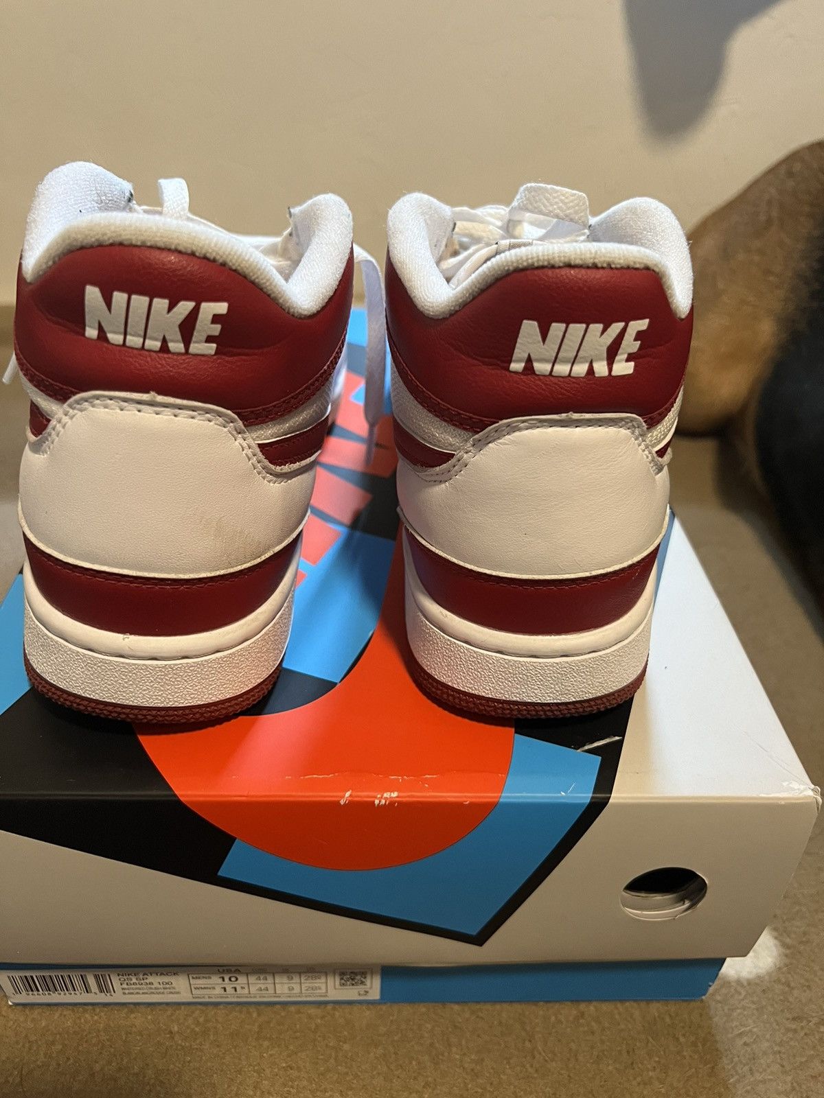Nike Nike Mac attack white and red Size US 10 / EU 43 - 4 Thumbnail