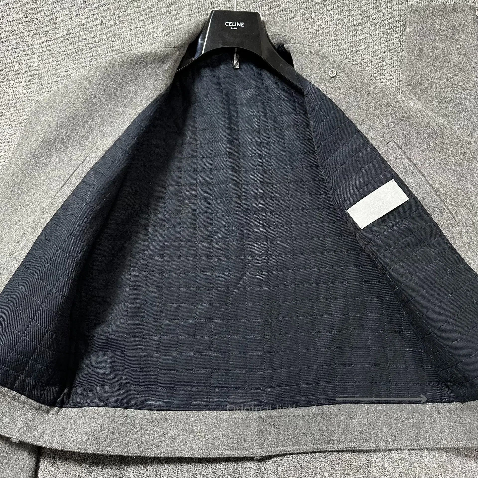 Dior Dior Homme Gray Moto Zip Wool Jacket. Size US L / EU 52-54 / 3 - 5 Thumbnail