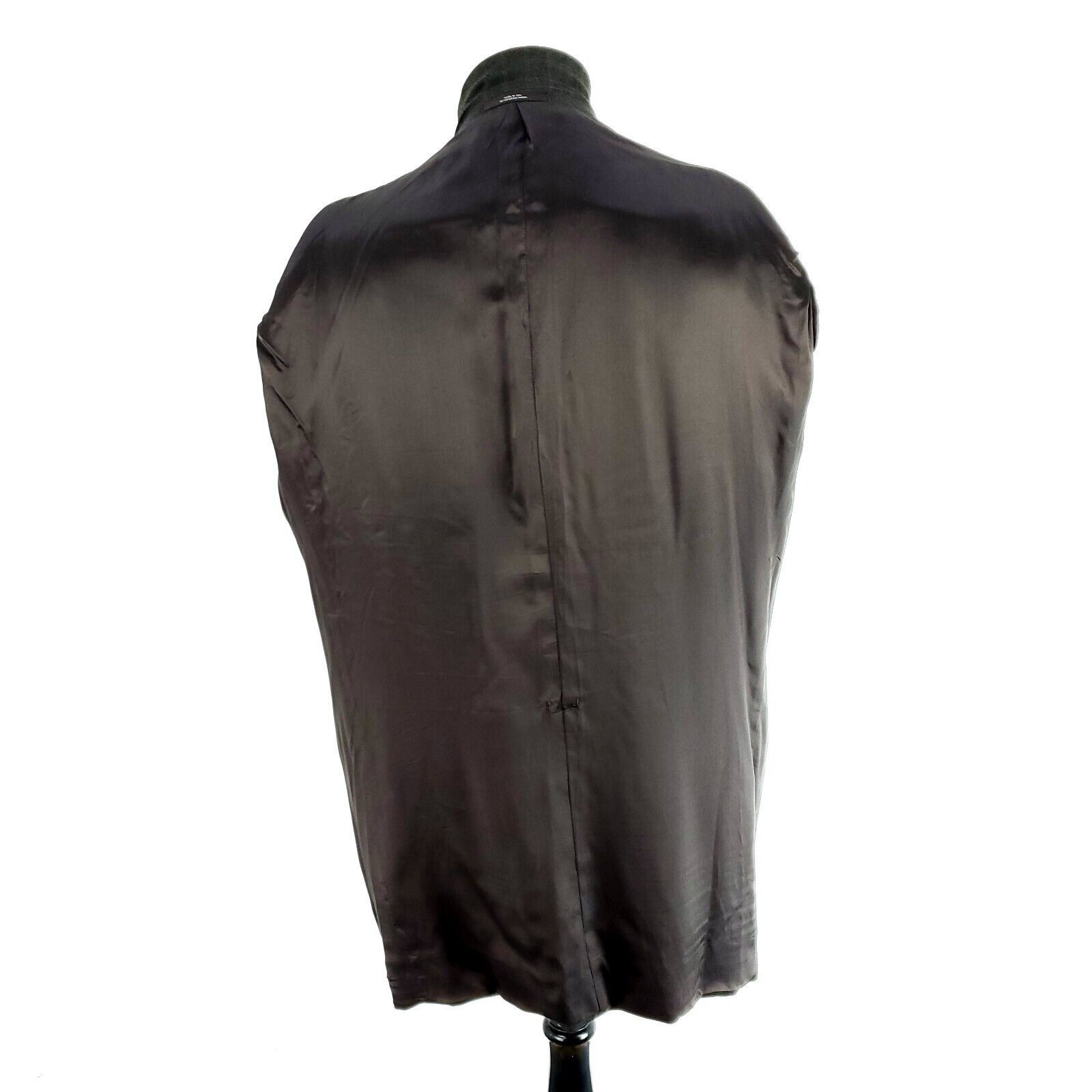 Joseph Abboud Joseph Abboud Nordstrom Tweed Wool 3 Button Sport Coat 48L B Size 48L - 10 Thumbnail