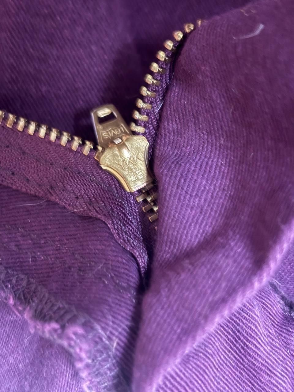 Levi's Levi’s 811 Skinny Jeans Women W29 L30 Plum Purple Size 29" - 13 Thumbnail