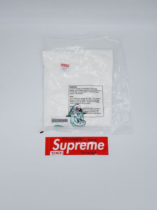 Supreme Supreme Dinosaur Tee Medium White SS20 | Grailed