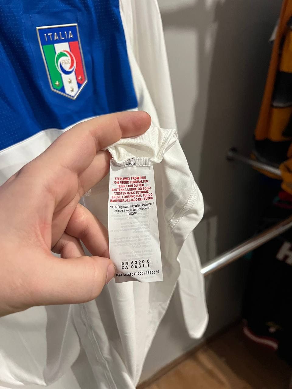 Puma NEW 2012/13 ITALY(ITALIA) TEAM AWAY SOCCER JERSEY SHIRT S Size US S / EU 44-46 / 1 - 9 Thumbnail