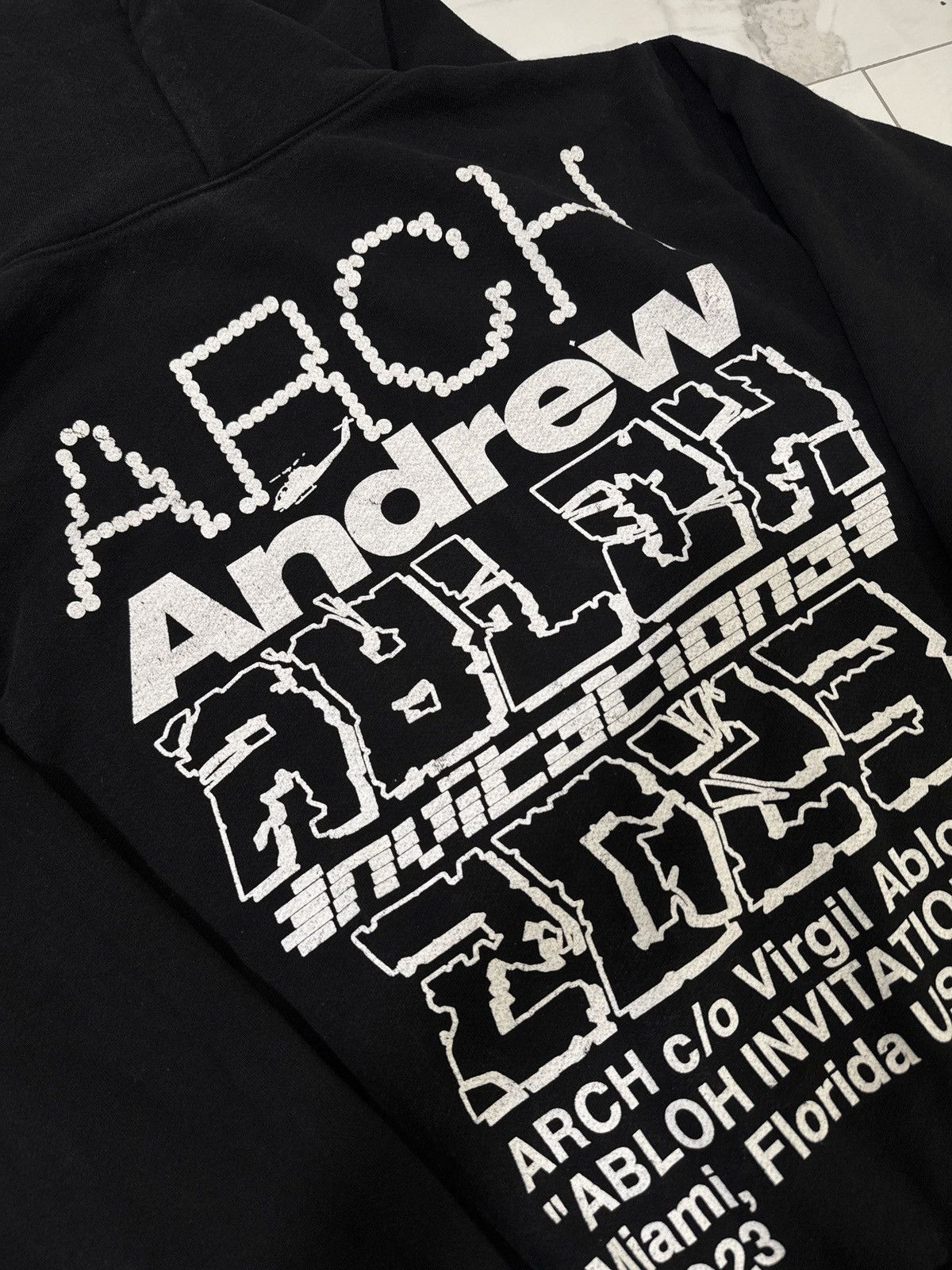 Andrew × Virgil Abloh Virgil Abloh Arch Andrew Miami Art Basel Invitational Hoodie Size US M / EU 48-50 / 2 - 3 Thumbnail