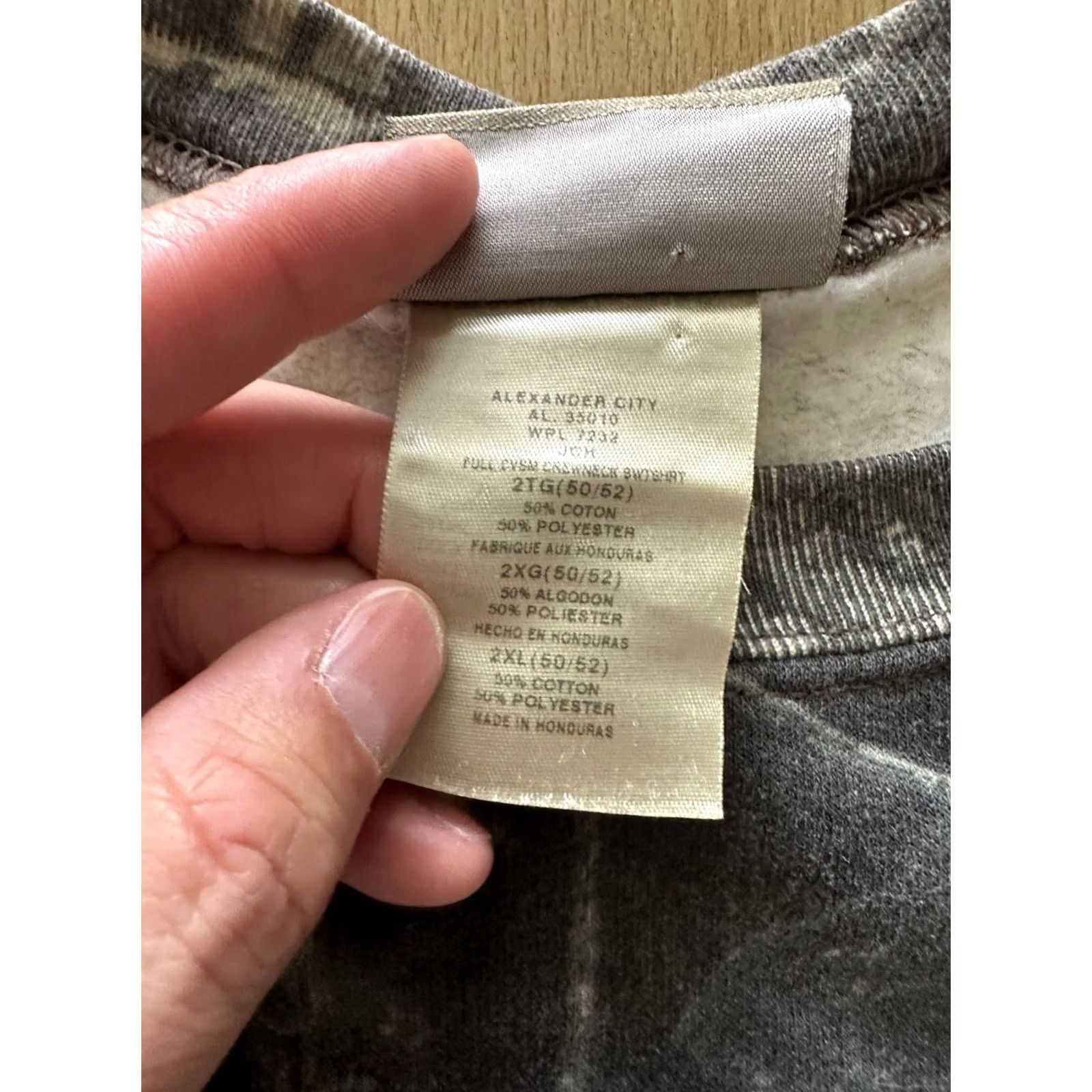 Jerzees VINTAGE Jerzees Outdoors Camo Sweatshirt Mens 2XL Mossy Oak Hunting 90s Camouflage Graphic Print Pullover Sweatshirt Mens Jeans? Size US XXL / EU 58 / 5 - 5 Thumbnail