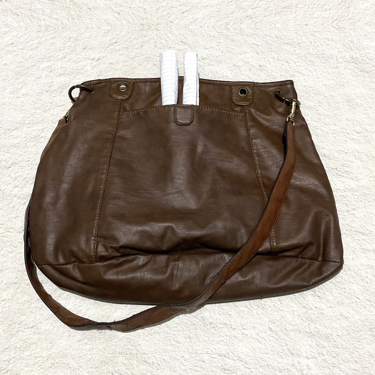 Vintage 🔥RARE🔥 Vintage Y2k Leather Bondage Sling bag Size ONE SIZE - 5 Thumbnail