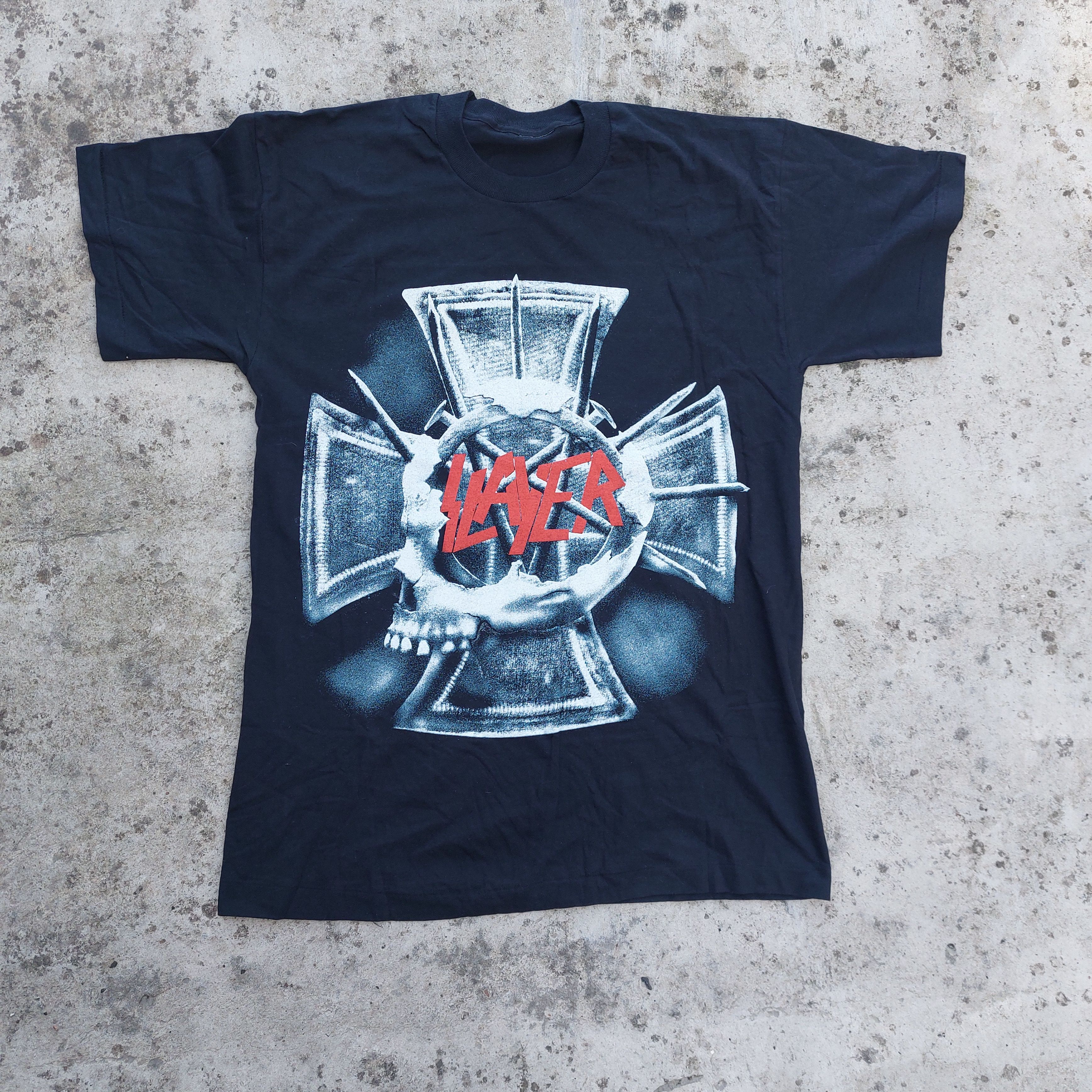 Band Tees × Slayer × Vintage slayer band vintage tshirt double print skull/eagle Size US XL / EU 56 / 4 - 1 Thumbnail