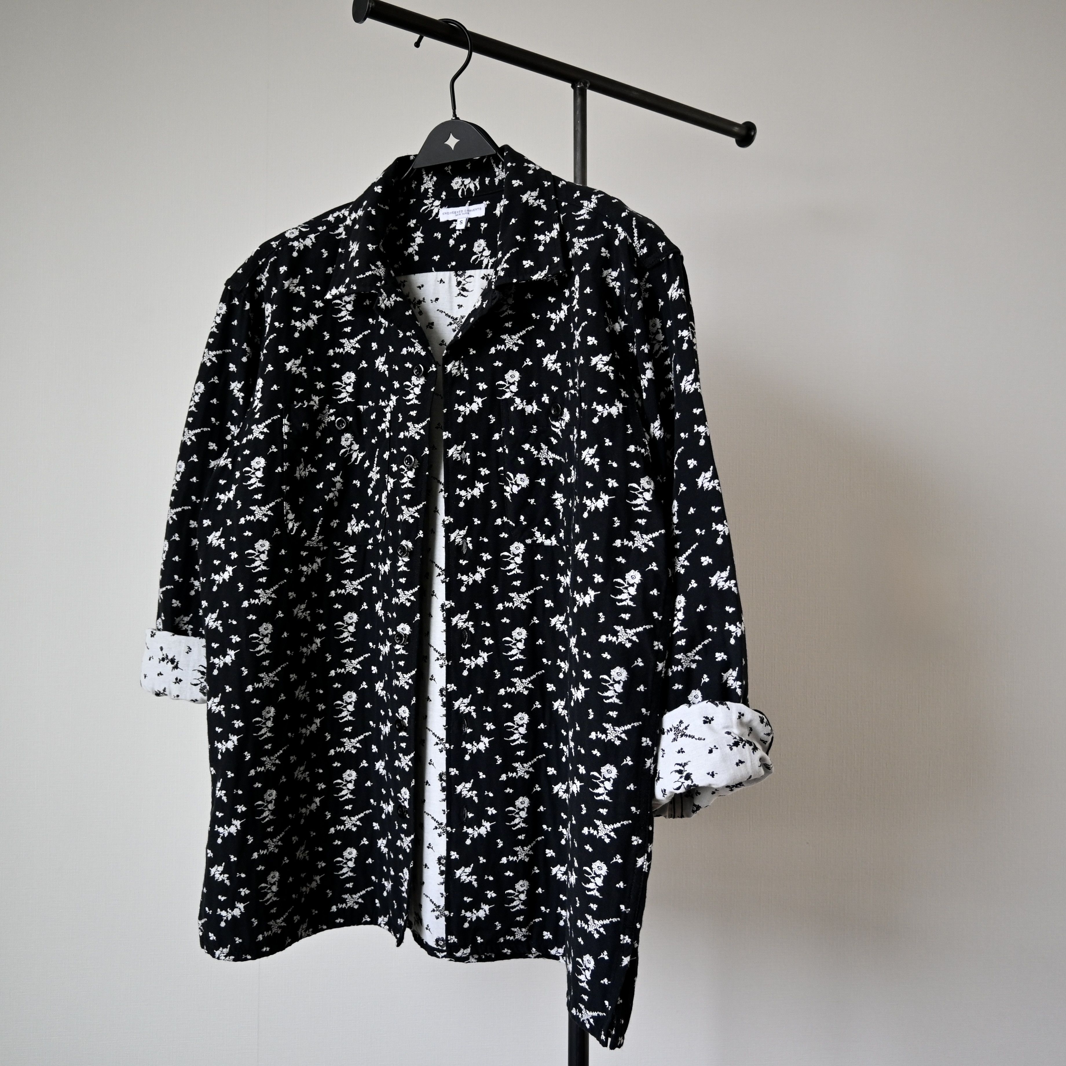 Engineered Garments Engineered Garments floral jacquard boxy shirt, oversized Size US M / EU 48-50 / 2 - 2 Thumbnail