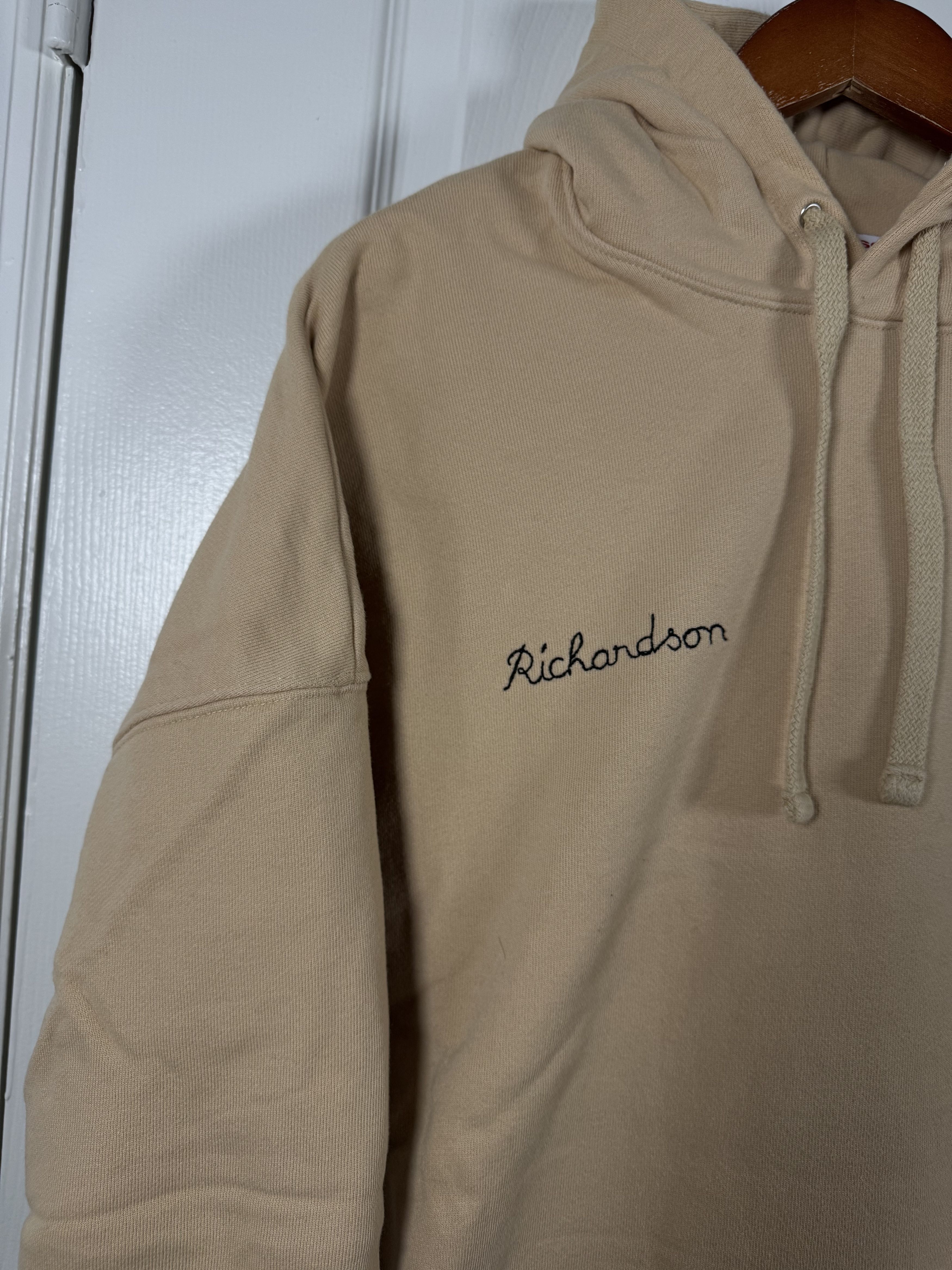 Richardson Richardson Hardware R Glyph Hoodie Large Beige Size US L / EU 52-54 / 3 - 3 Thumbnail