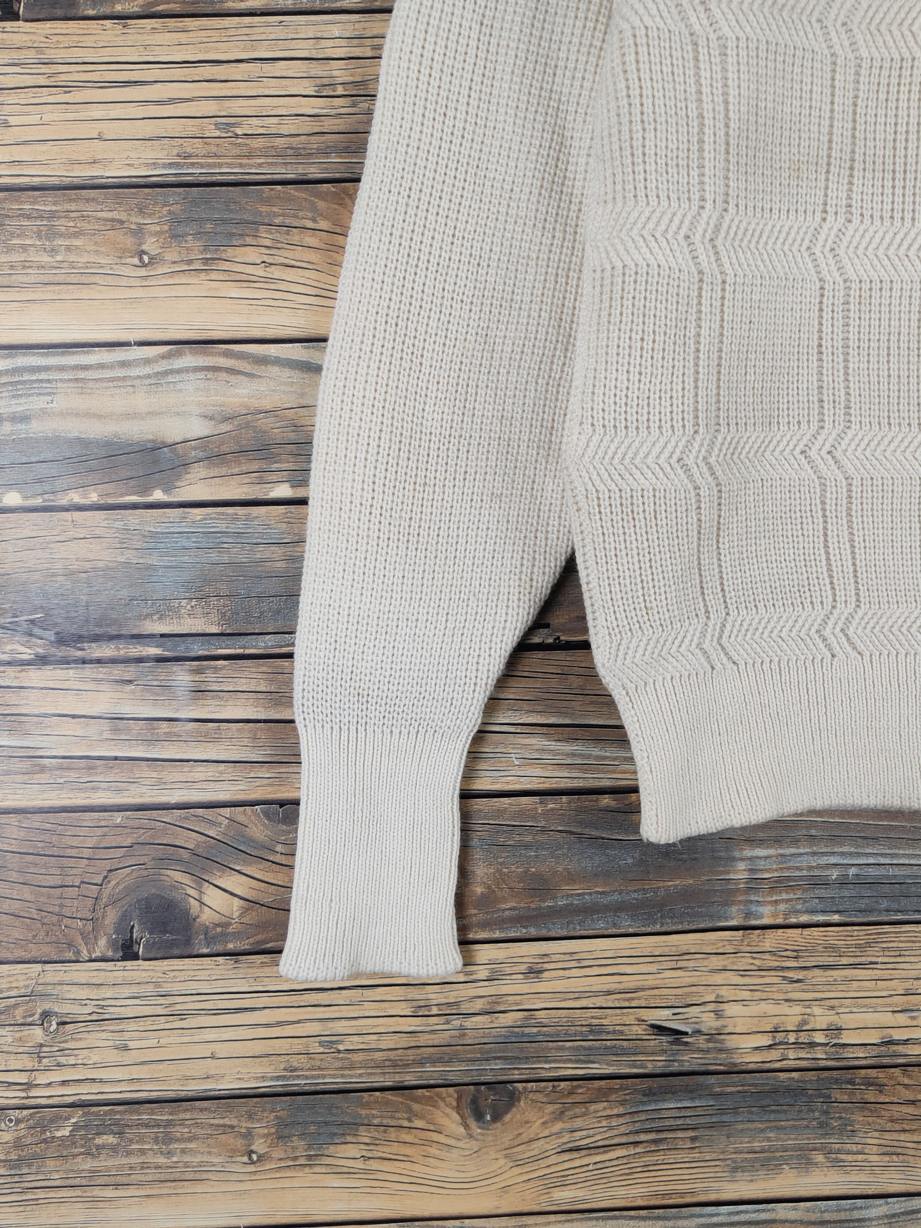 Homespun Knitwear × Japanese Brand × Vintage MatsuzaKaya japan vintage Cream Knitwear Sweatshirts#W1467 Size US S / EU 44-46 / 1 - 4 Thumbnail