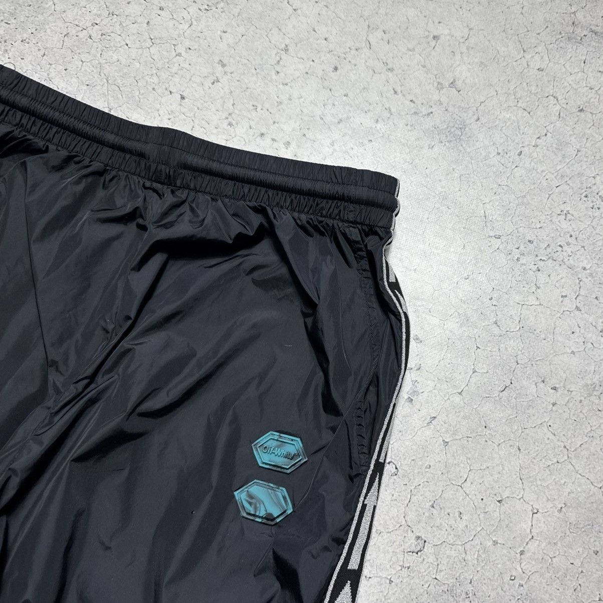 Off-White Off-White Luxury Nylon Black Track Pants Size M Size US 32 / EU 48 - 4 Thumbnail
