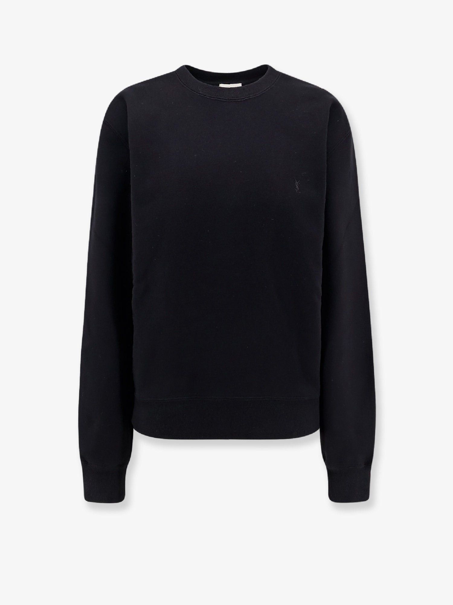 Yves Saint Laurent Certified cotton sweatshirt with Cassandre embroidery L - USA Tariffs Included Size L / US 10 / IT 46 - 1 Thumbnail