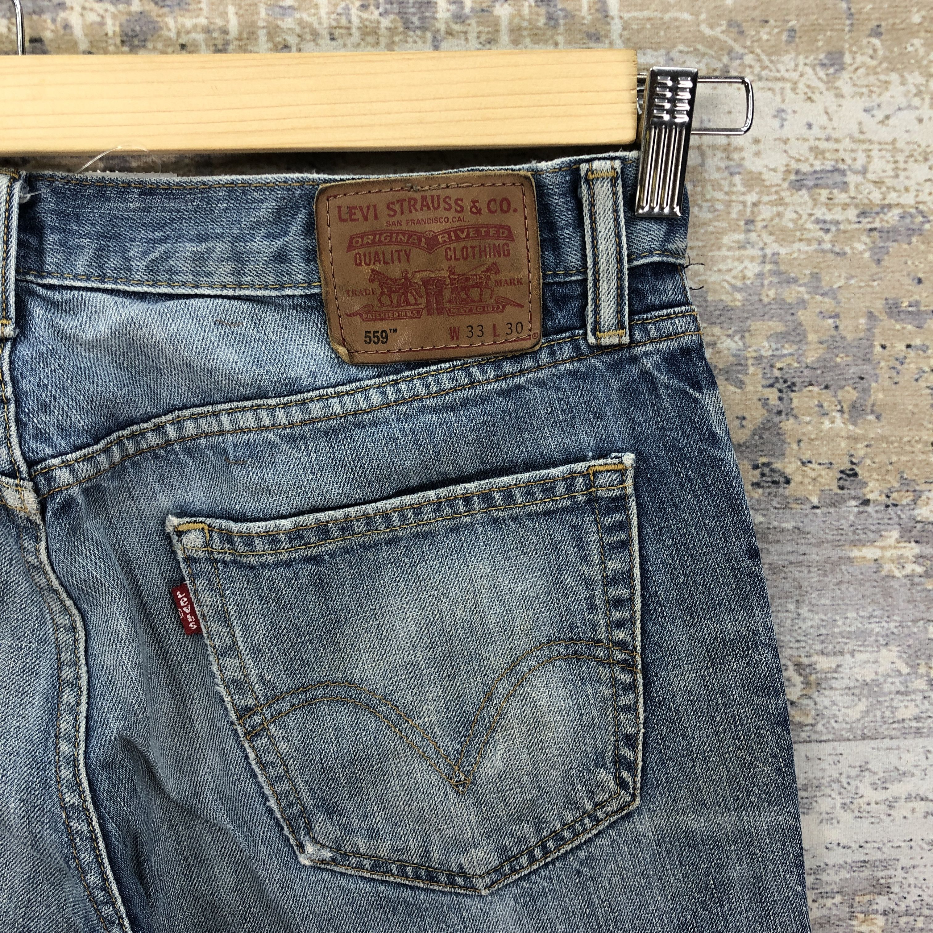 Levi's × Vintage Vintage Y2K Levis 559 Baggy Loose Jeans Levi's Faded Denim Size US 32 / EU 48 - 5 Thumbnail