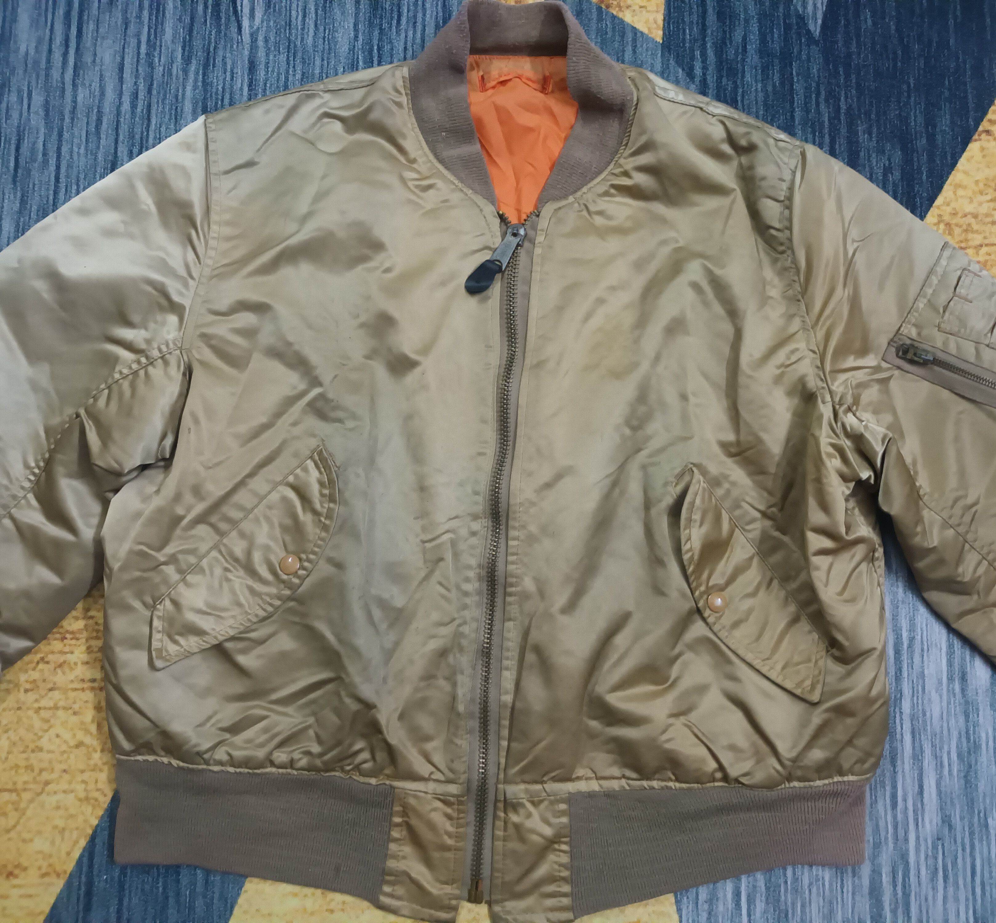 Other 🔥 FLYERS MAN MA - 1 BOMBER JACKET 🔥 Size US L / EU 52-54 / 3 - 4 Thumbnail