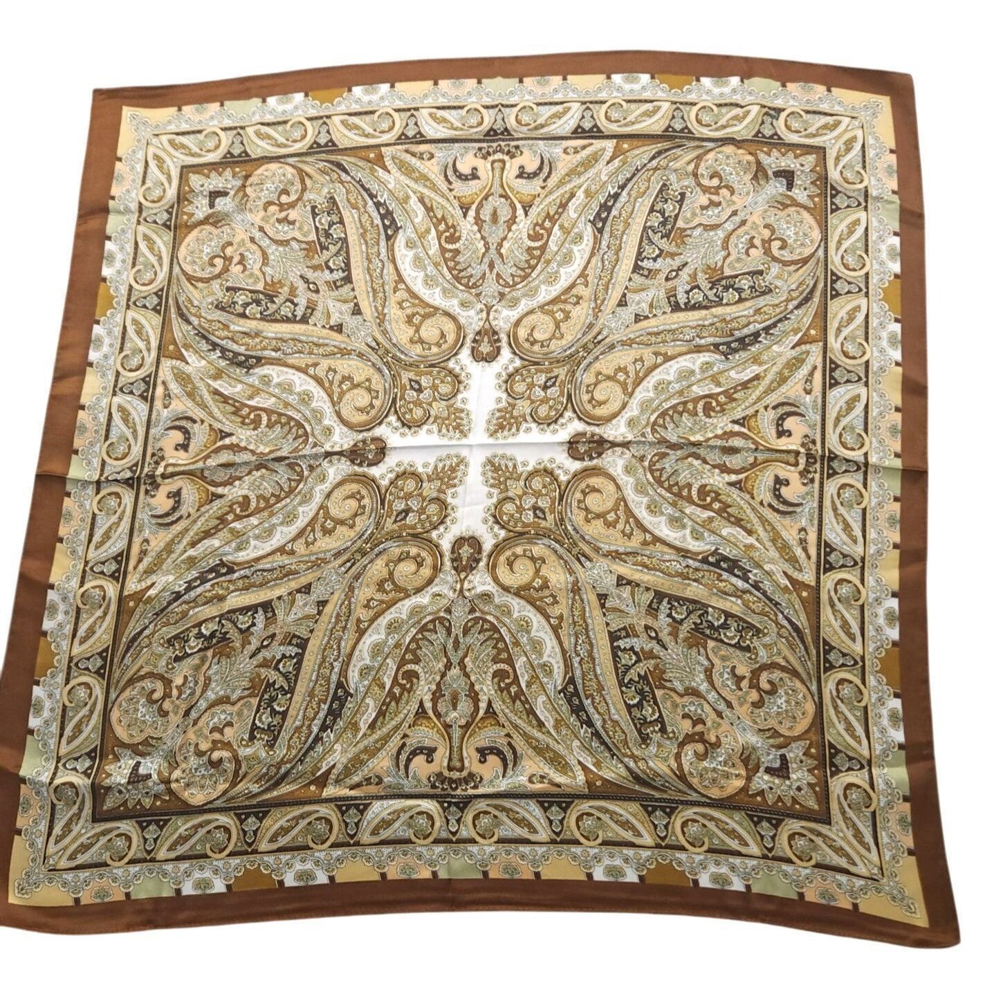 Other Elegant Fall Paisley Scarf Satin Wild Rag Scarf 100% Polyest Size ONE SIZE - 1 Thumbnail