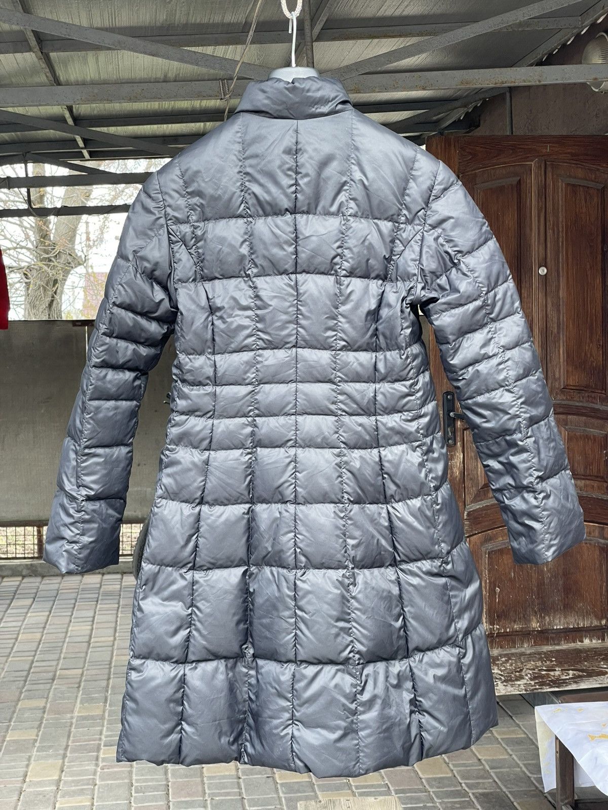 Moncler Vintage MONCLER Women’s Long Quilted Down Jacket Black Size M / US 6-8 / IT 42-44 - 4 Thumbnail