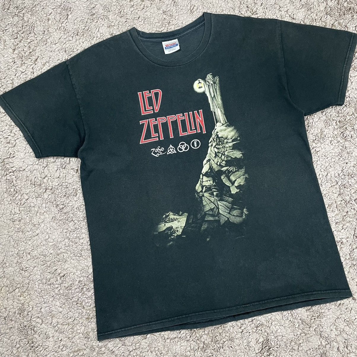 Band Tees Vintage Led Zeppelin Band T-shirt Size US L / EU 52-54 / 3 - 3 Thumbnail