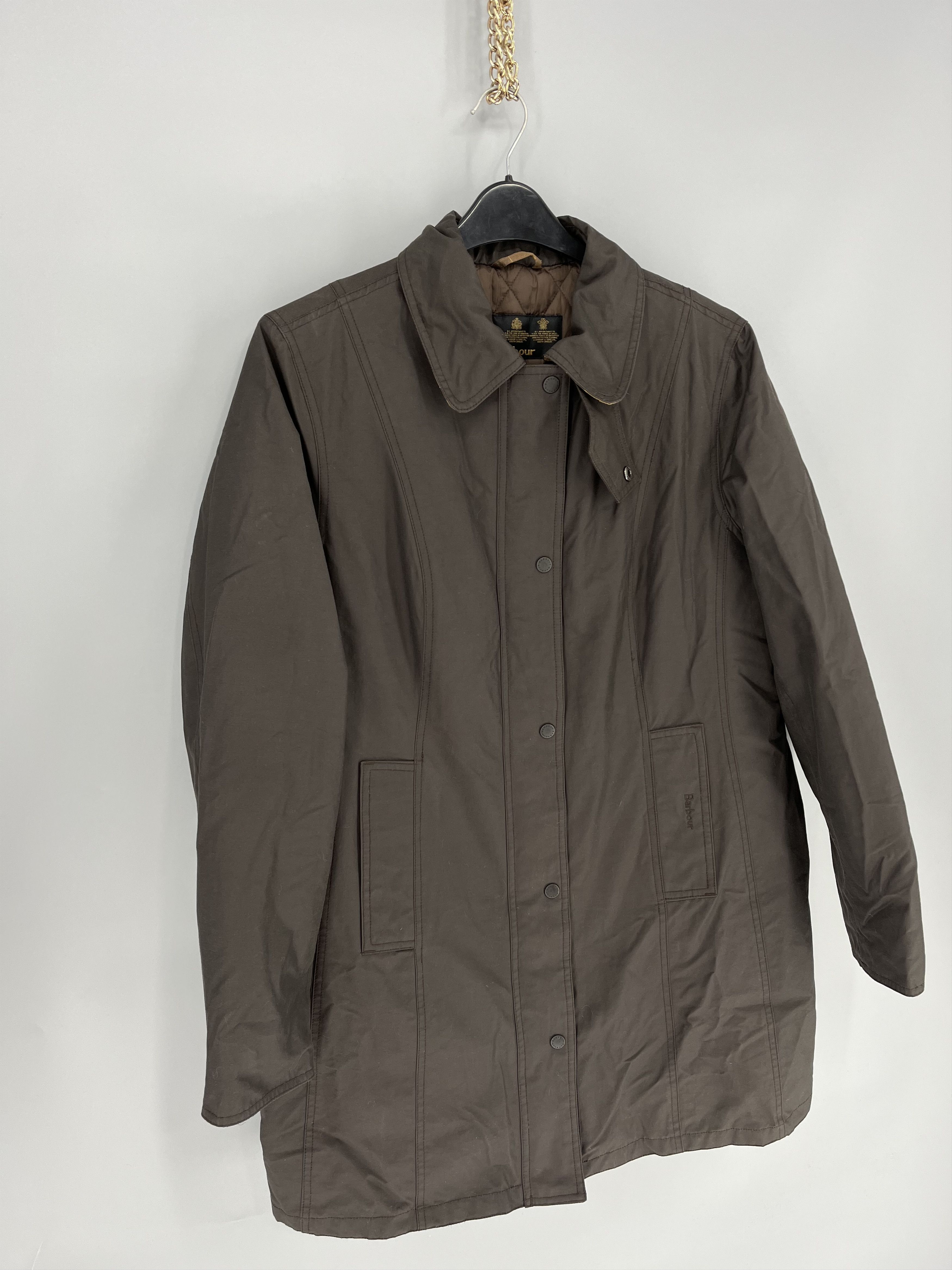 Barbour LWB0043BR71 BARBOUR TWILL BELSAY COAT WASH Size US S / EU 44-46 / 1 - 3 Thumbnail
