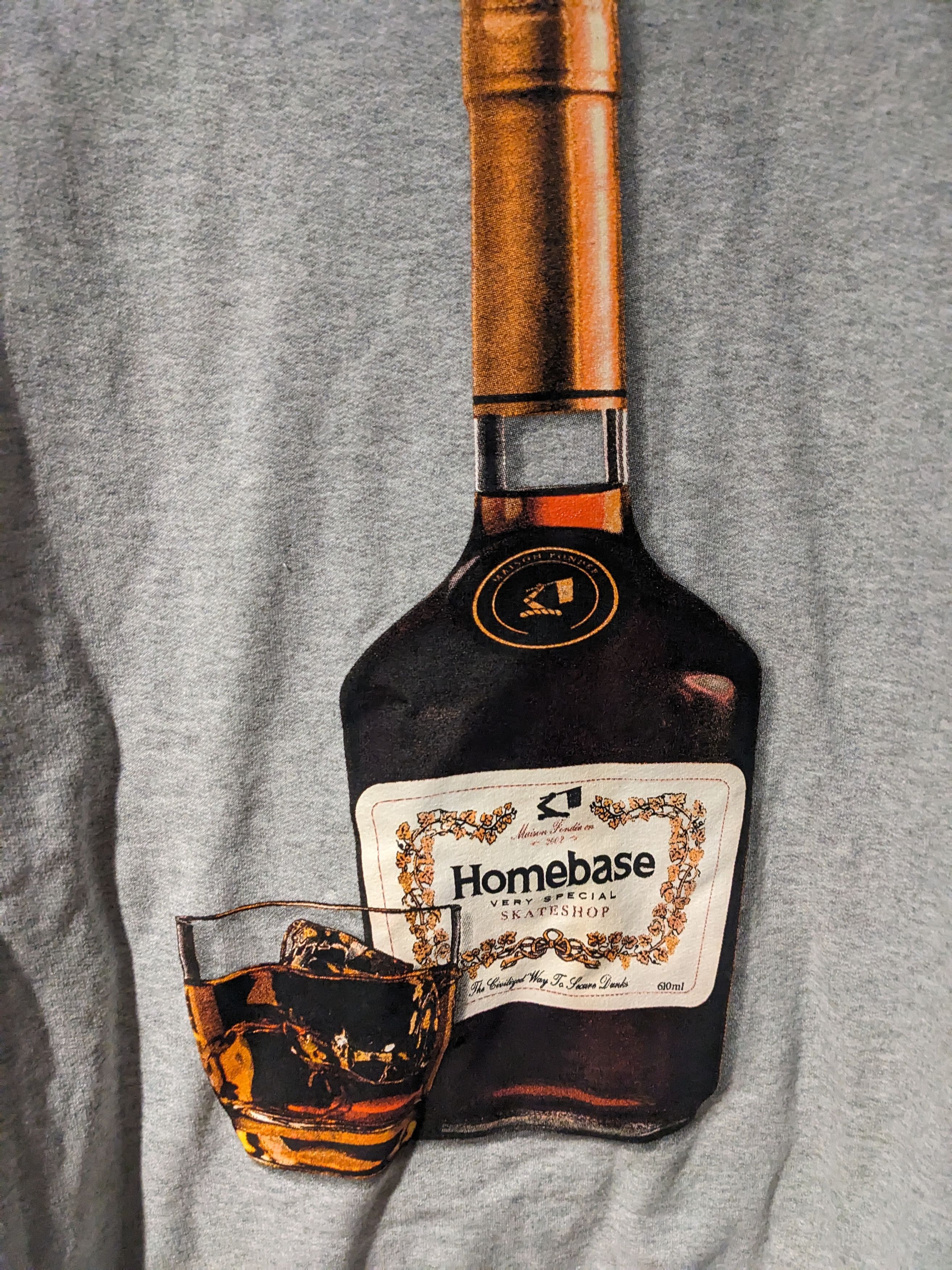 Hanes Homebase Skateshop Hennessy Cognac Gray Large Sweatshirt Size US L / EU 52-54 / 3 - 2 Thumbnail